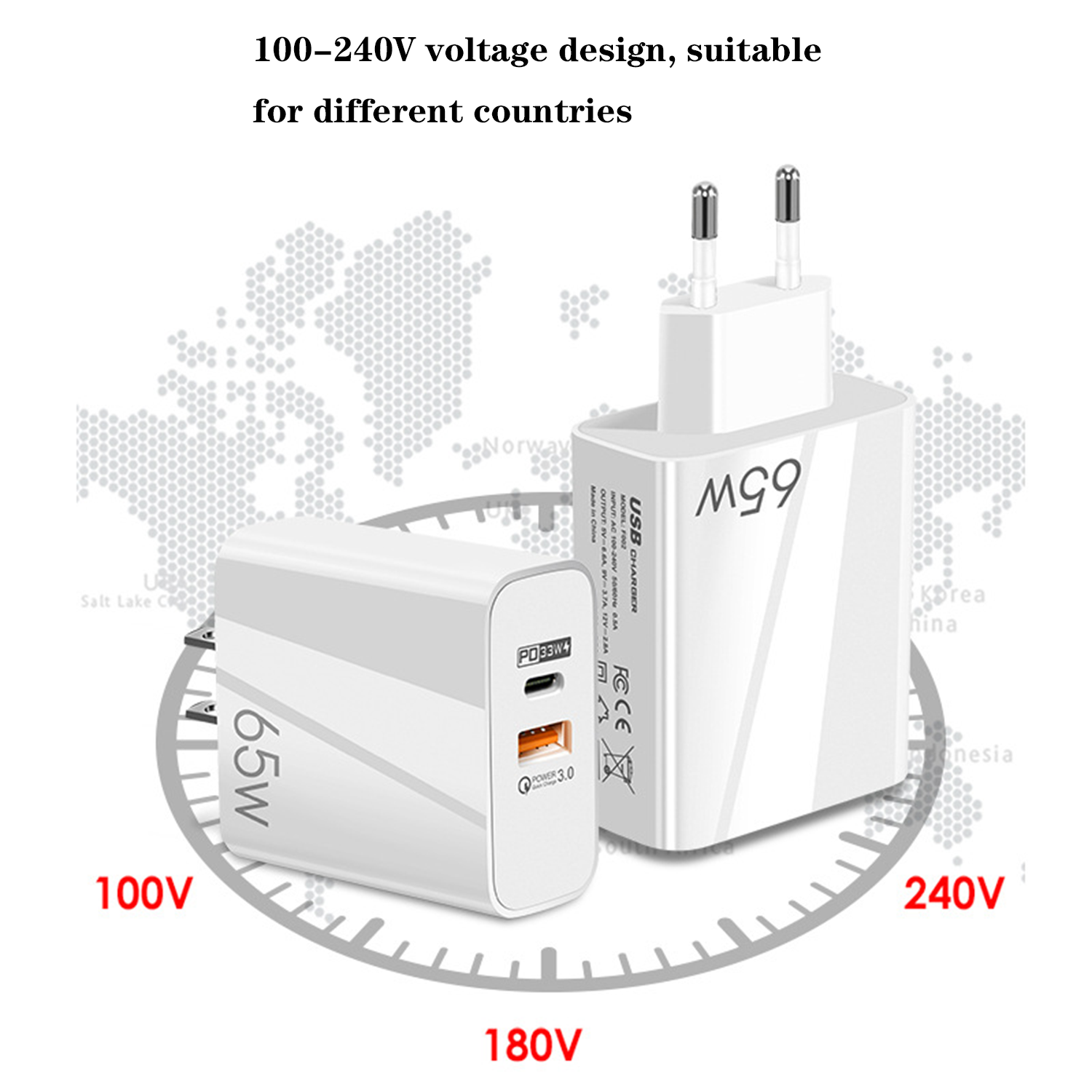 65W Gallium Nitride (GaN) Charger 4