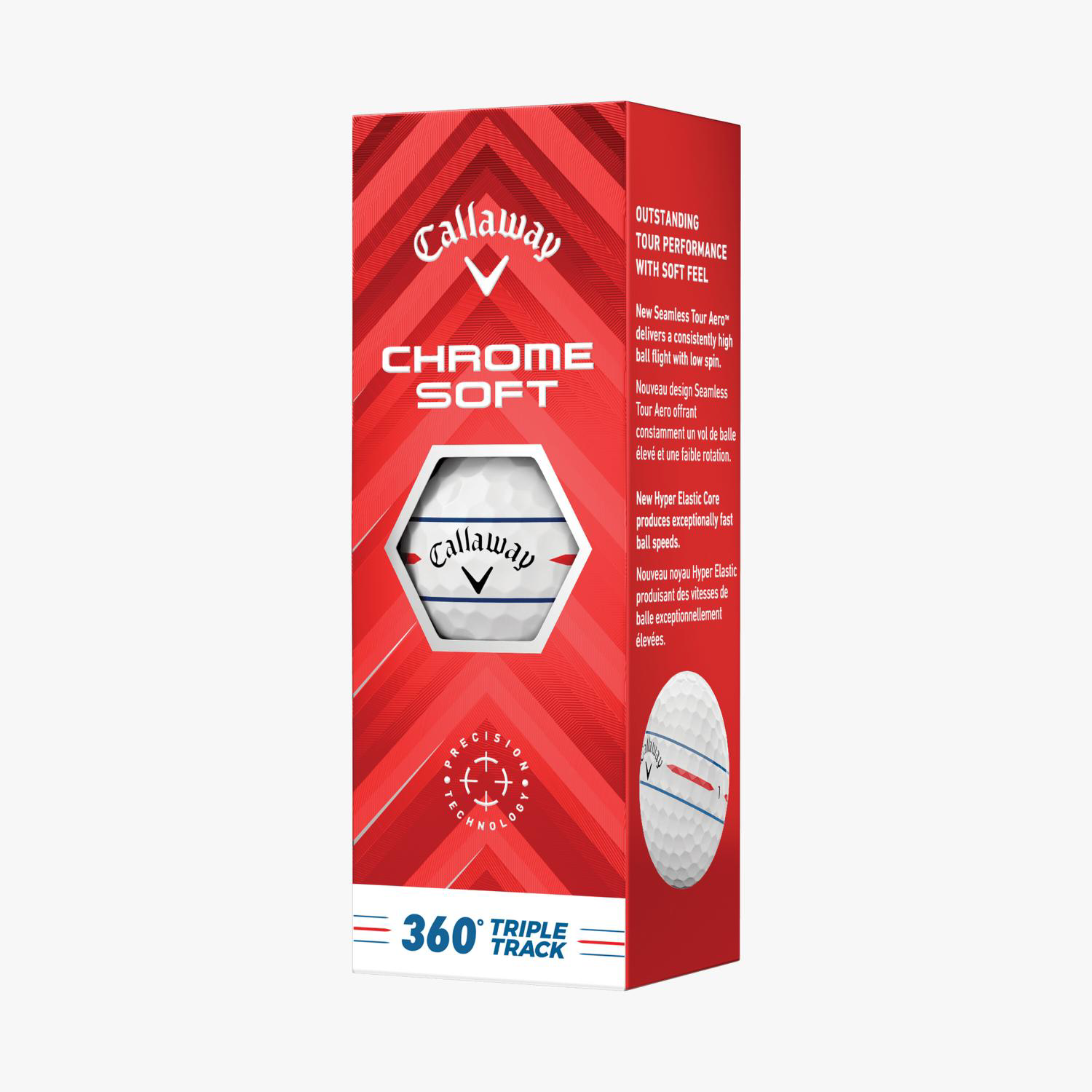 Callaway® 12 Pack Chrome Soft 360 Triple Track Golf Balls 3