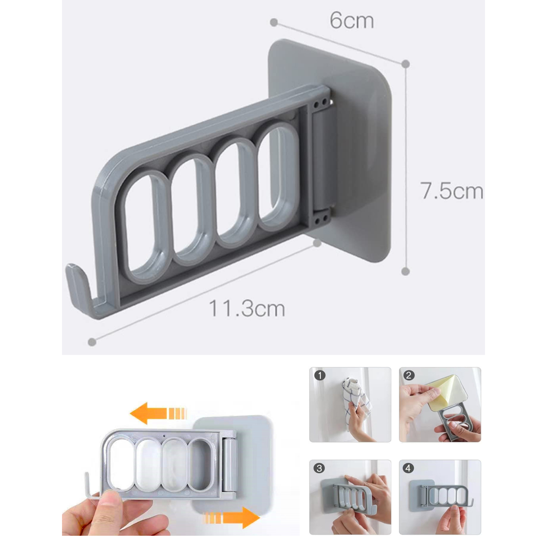 4 Holes Clothes Hanger 2