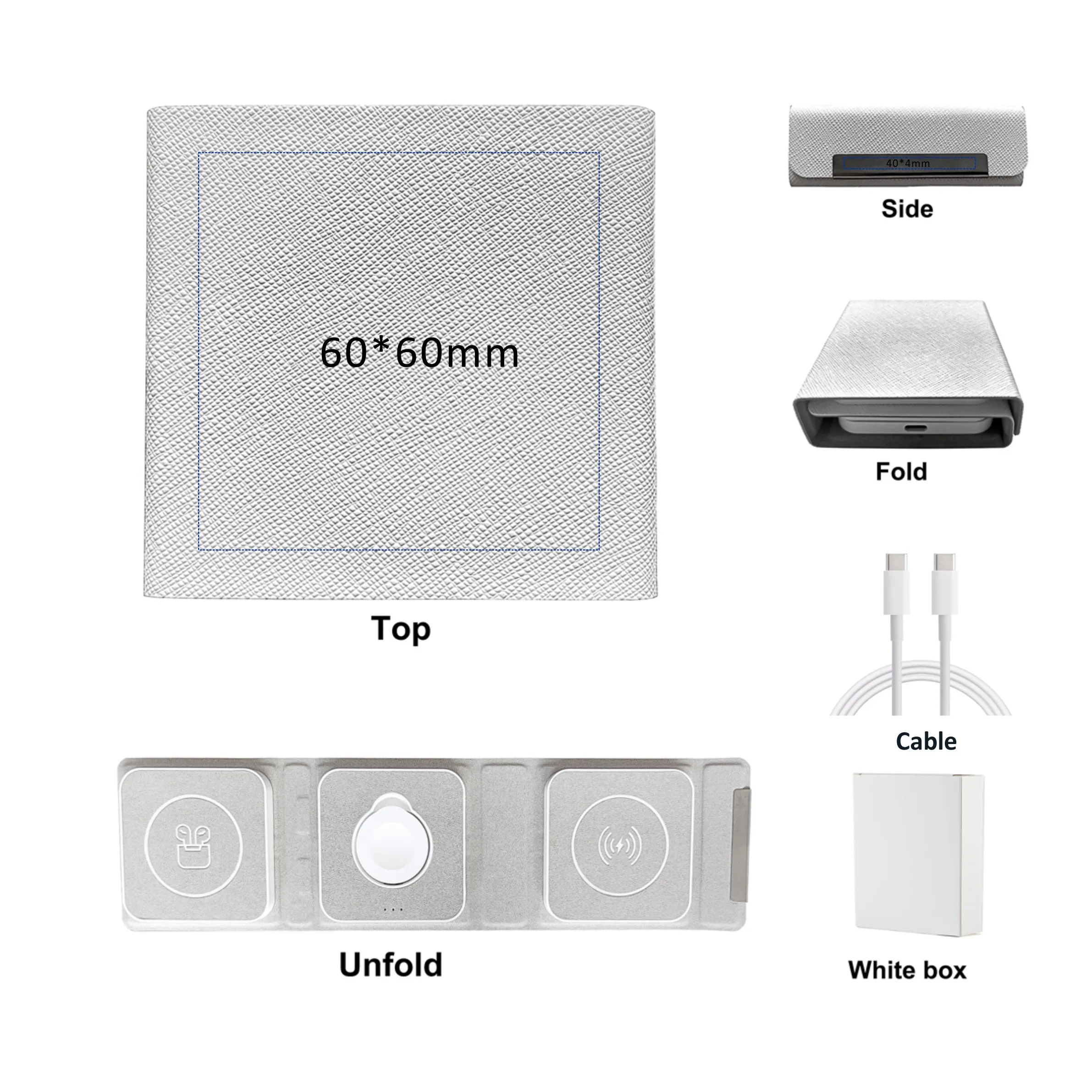 3 in 1 Foldable Wireless Charger 8