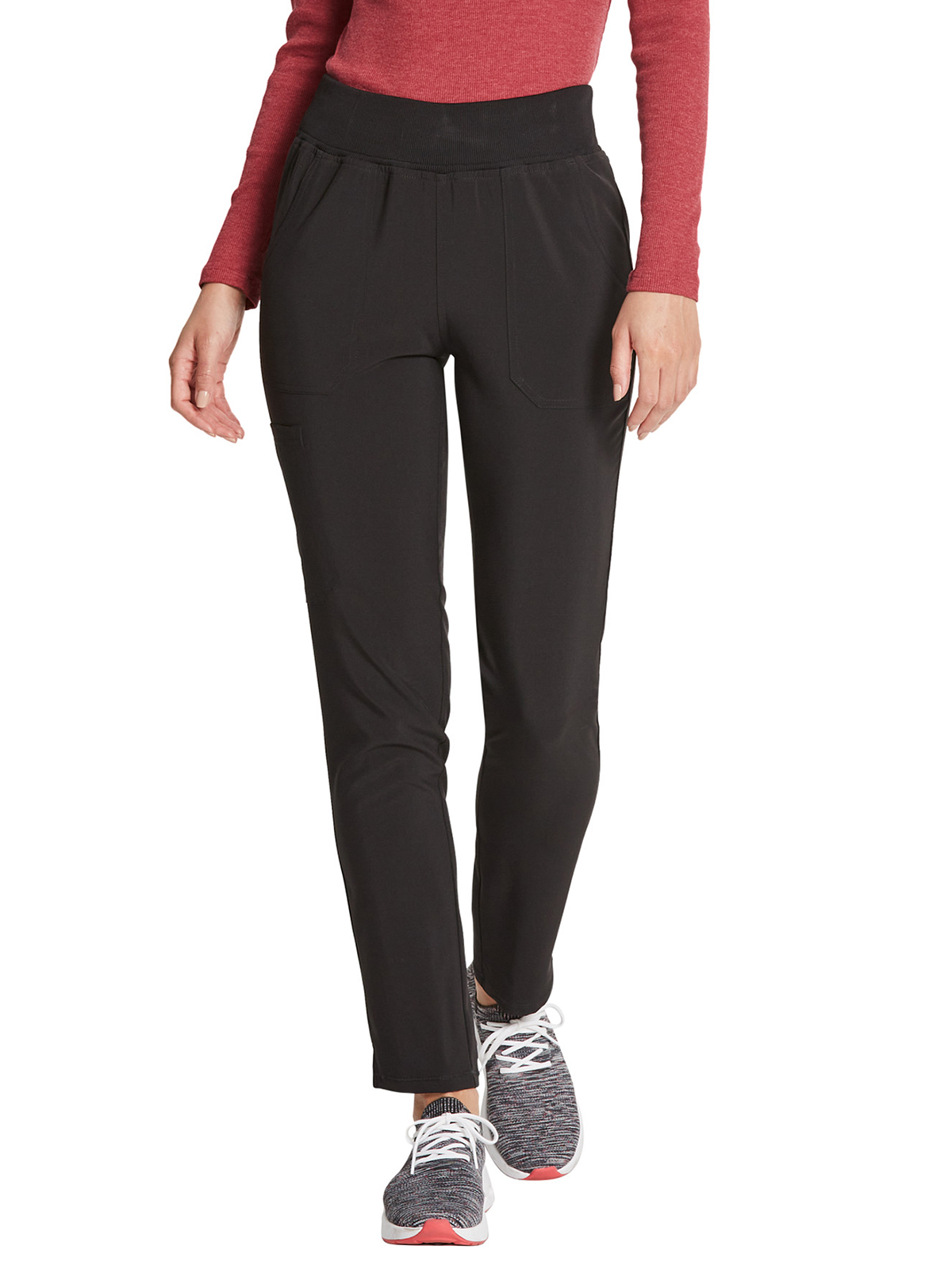 EDS Essentials Women's Mid Rise Tapered Leg Pull-on Pant