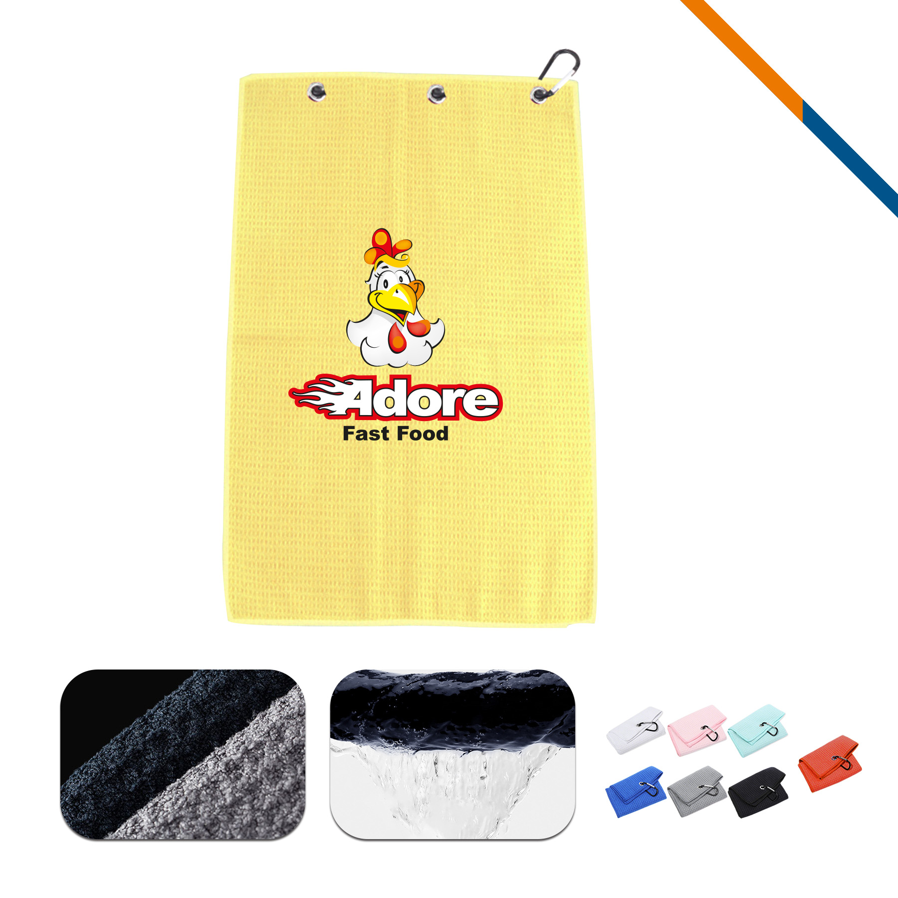 Wipix Microfiber Golf Towel 15