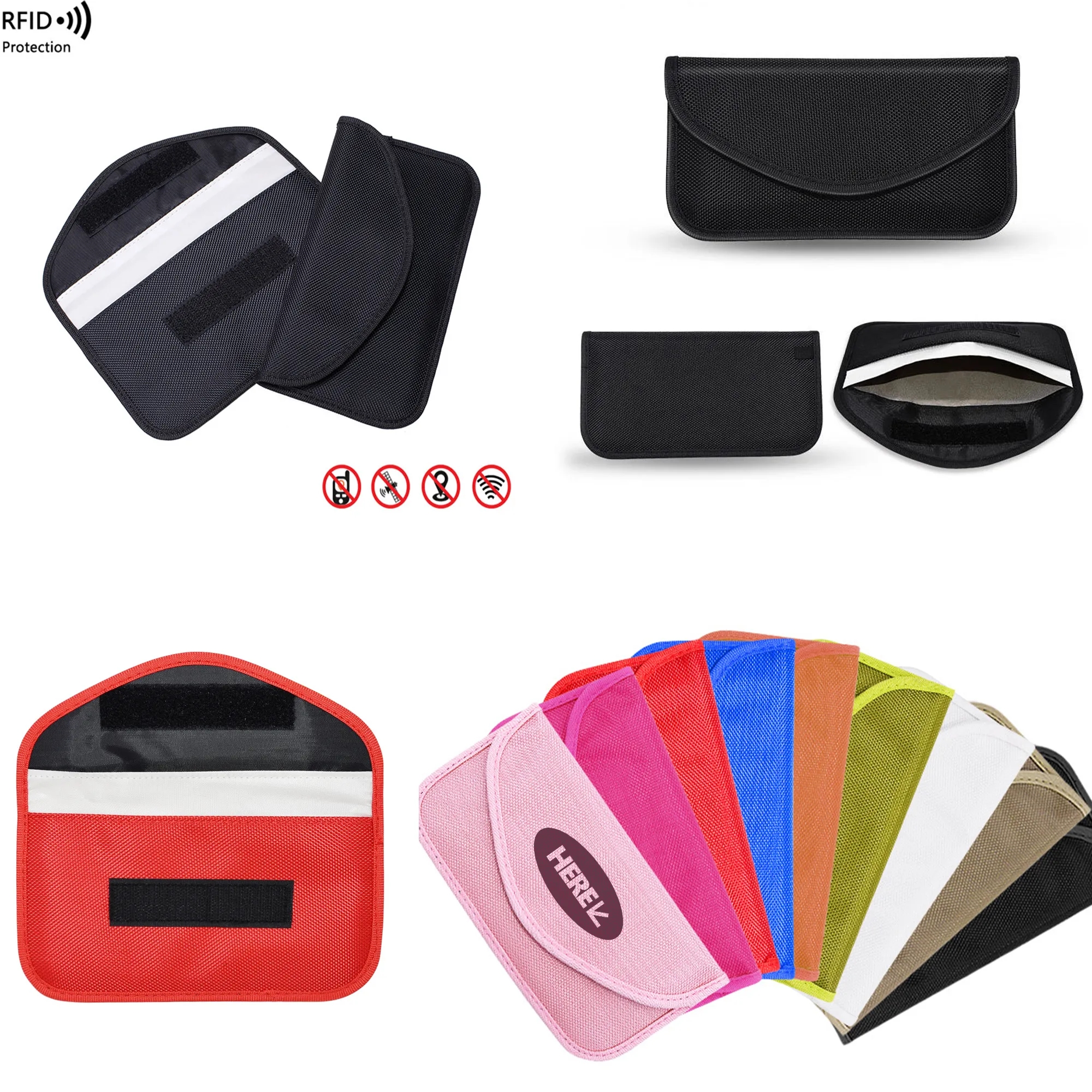 RFID Signal Blocking Key Pouch Bag