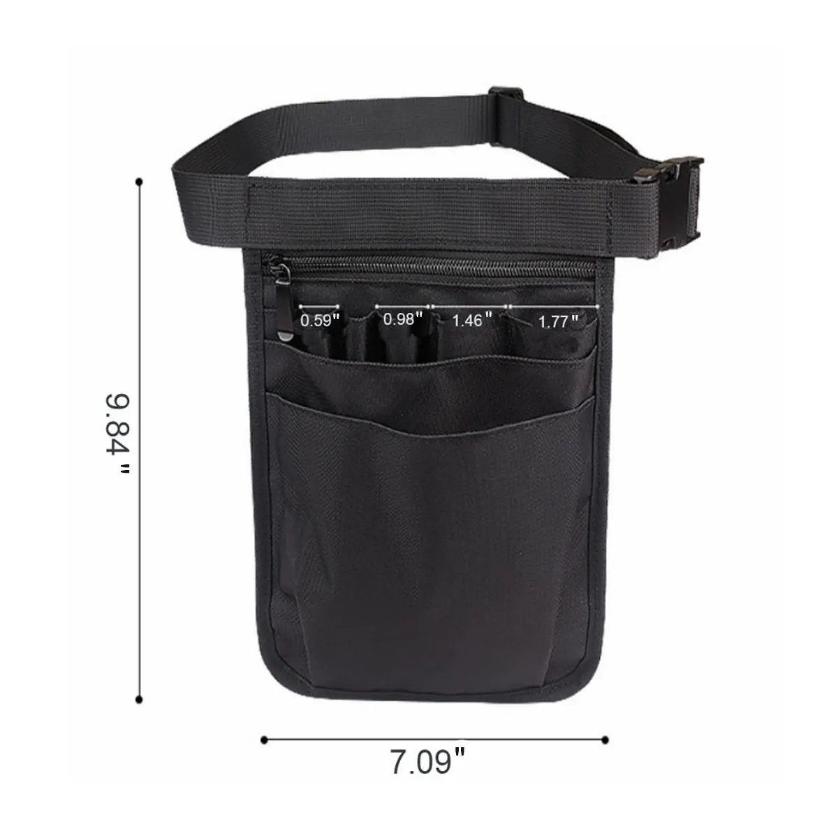 Nylon Durable Adjustable Multiple Compartments Nurse Bag 2