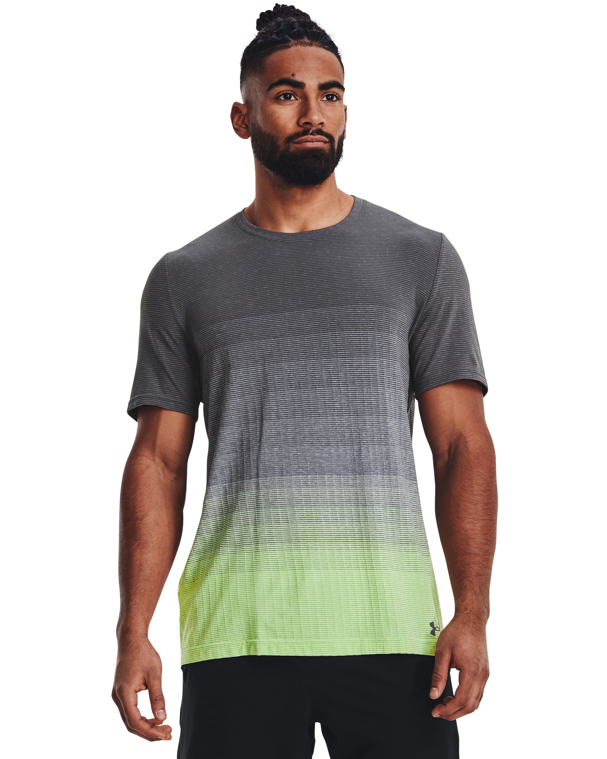 UA Seamless Lux Men's Short Sleeve, custom athletic wear with logo imprint 3