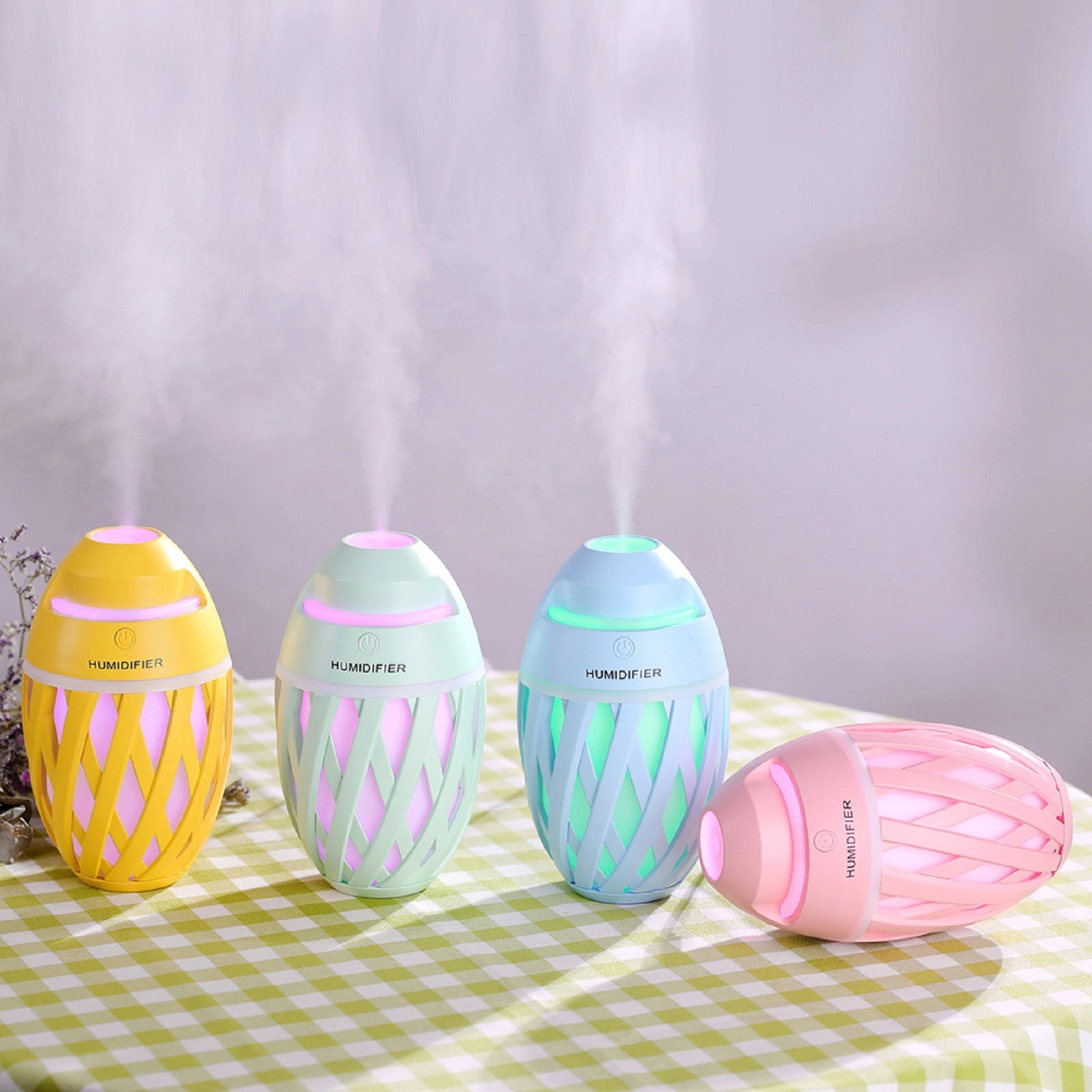 320 ml Rugby Shape Air Humidifier with LED Light 3