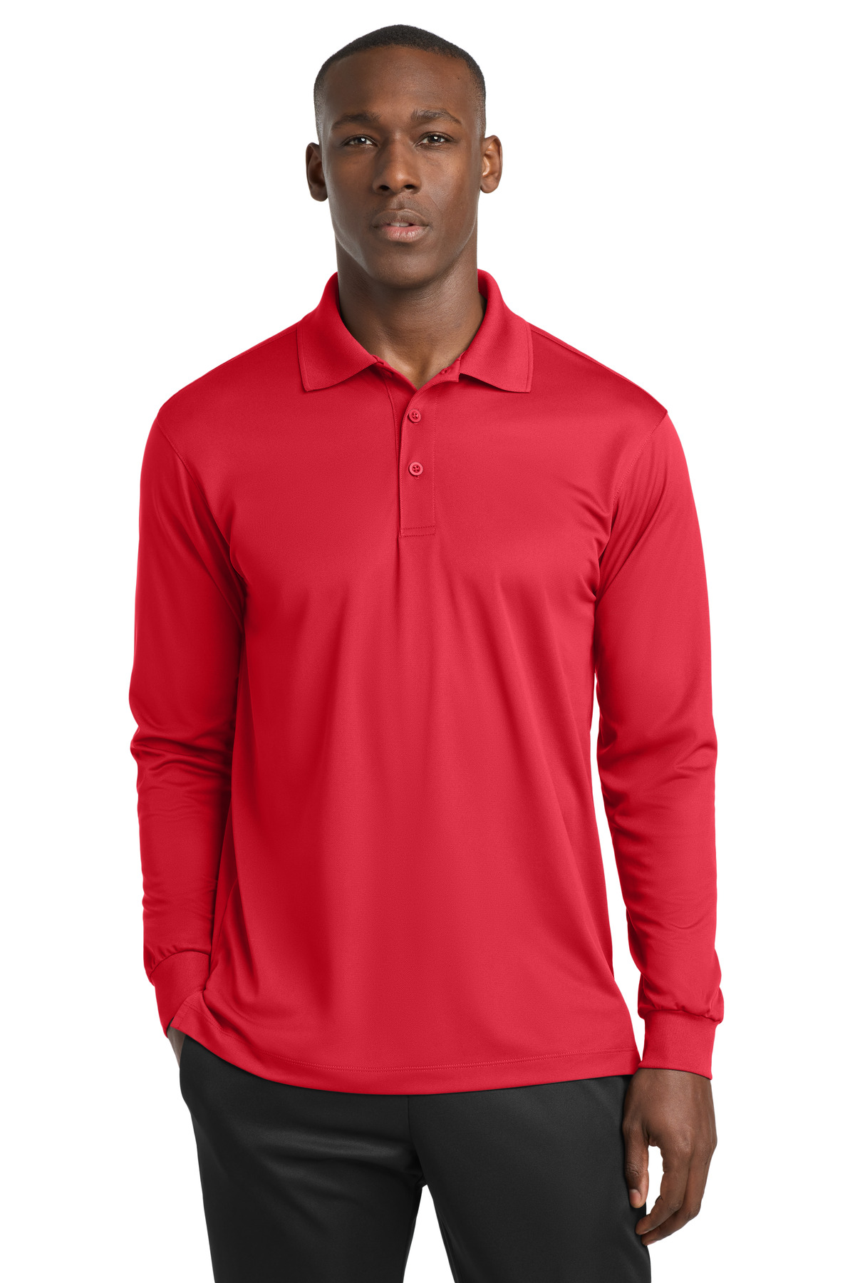 Sport-Tek Long Sleeve Micropique Sport-Wick Polo. ST657 58