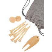 Bamboo Golf Tee Set with Recycled Pouch 35