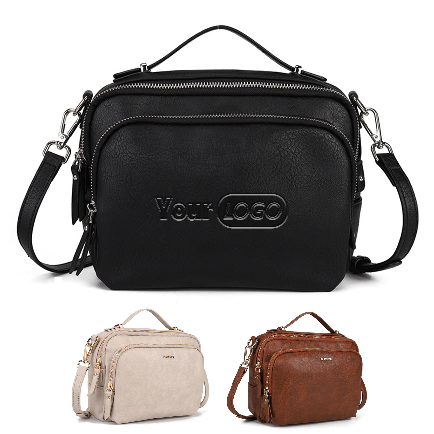 Pu Small Open pocket Crossbody Bag Women 3