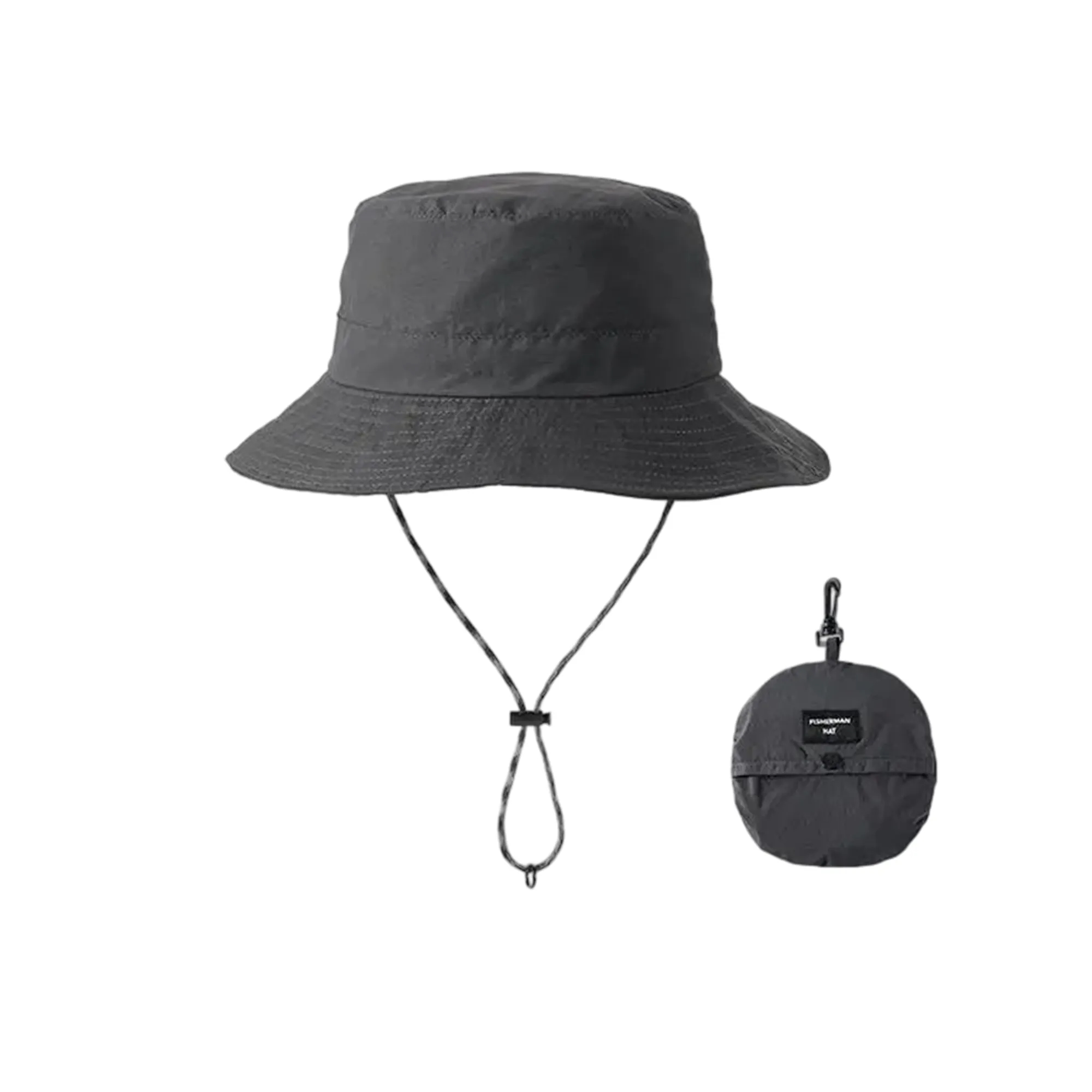 Waterproof Polyester Bucket Hat with Long Brim 12