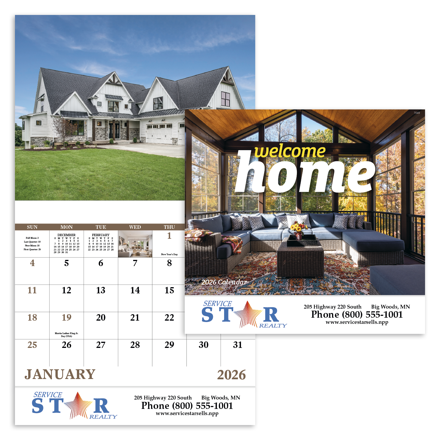 Good Value™ Welcome Home - Stapled Calendar 19