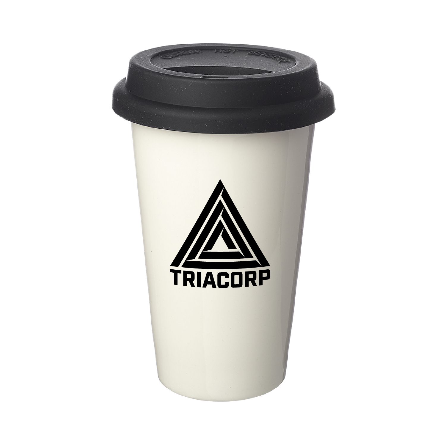 11 oz. Double Wall Ceramic Tumbler (1 Color Imprint) 1