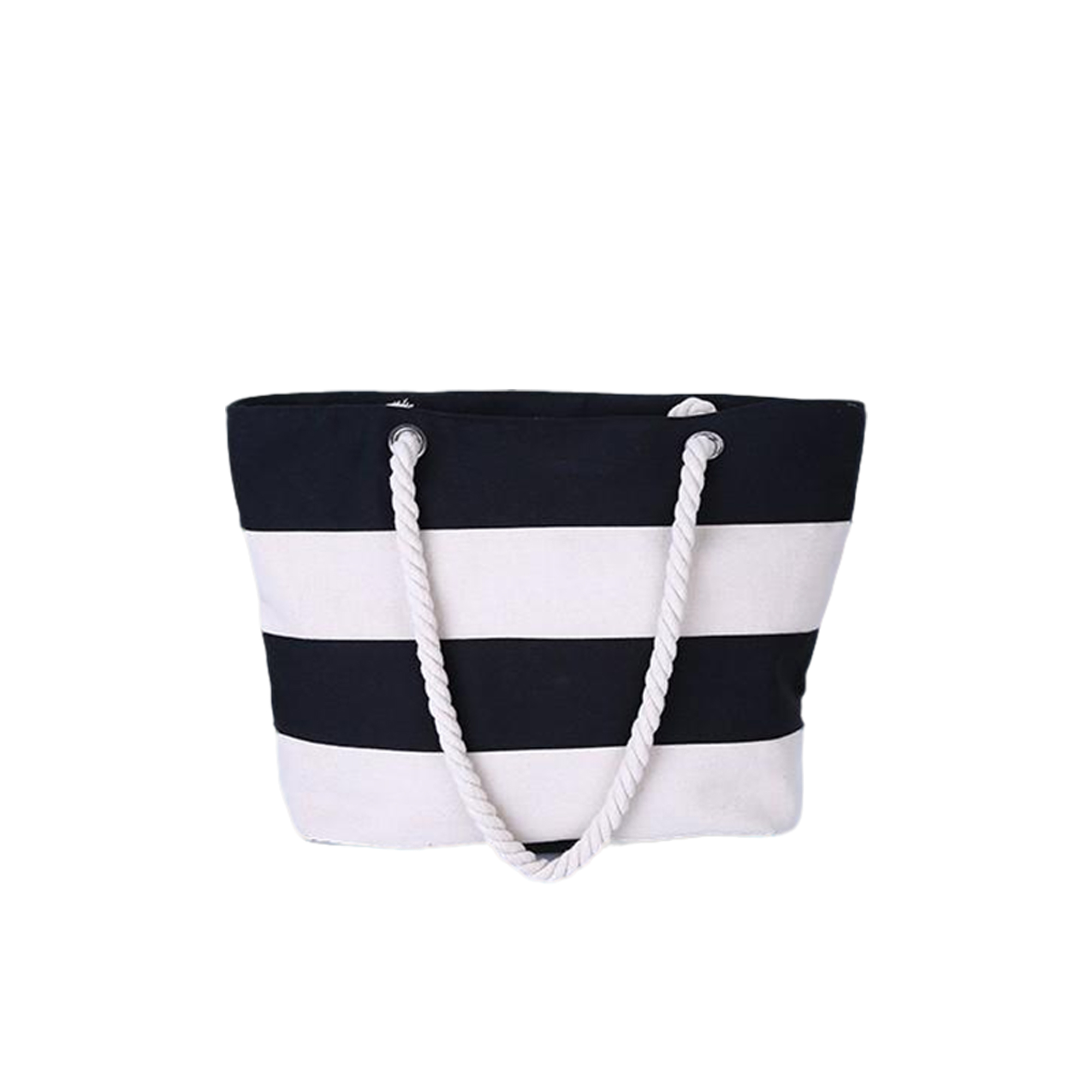 Canvas Beach Tote With Soft Rope Handles, custom tote bag with logo imprint 11
