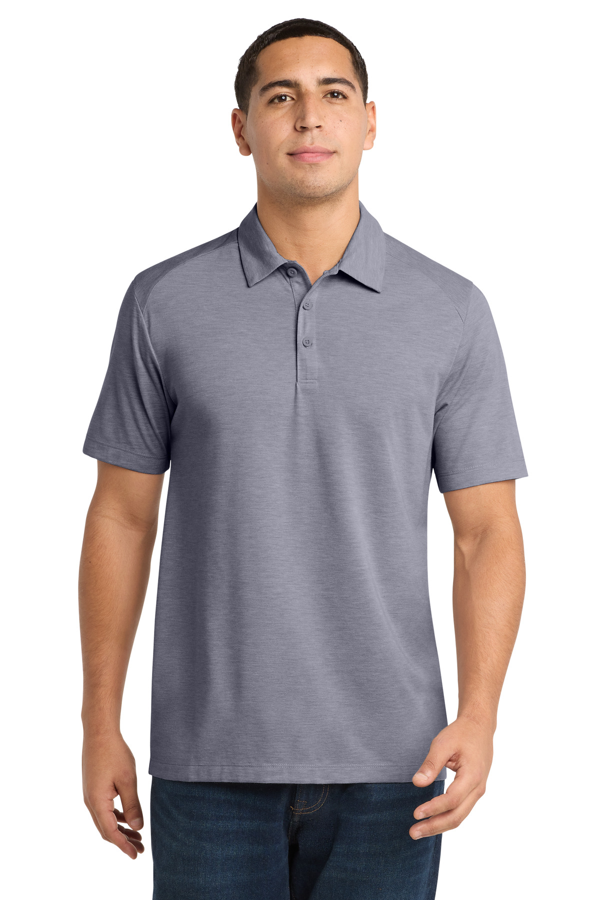 Sport-Tek PosiCharge Tri-Blend Wicking Polo. ST405 3