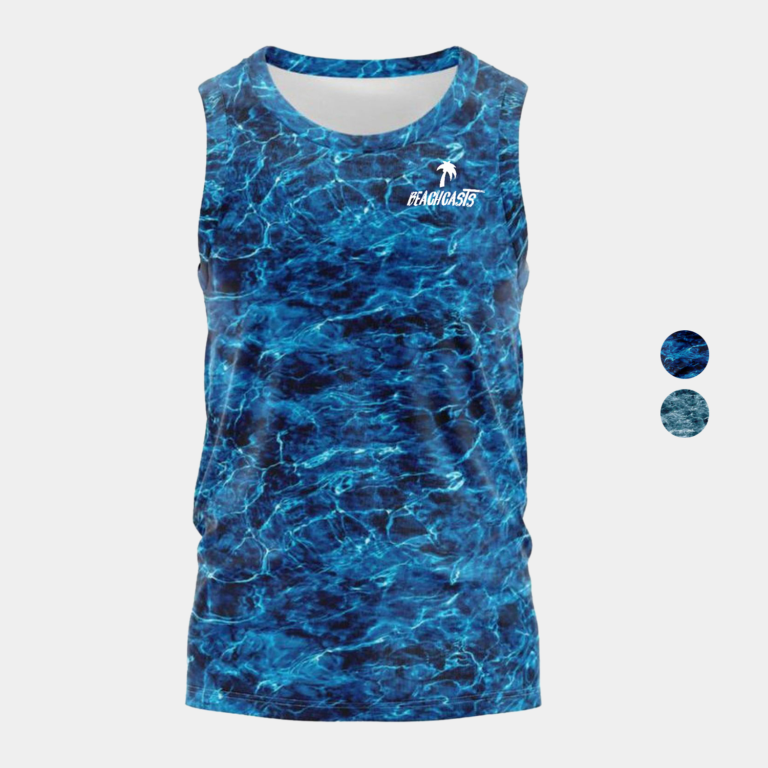 Mossy Oak® Men's 4.4 oz. Polyester Interlock Tank, UPF 50+ 2
