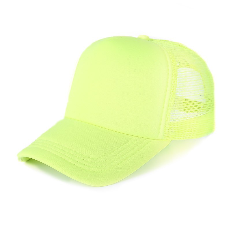 5 Panels Foam Trucker Caps W/ Mesh Back 21