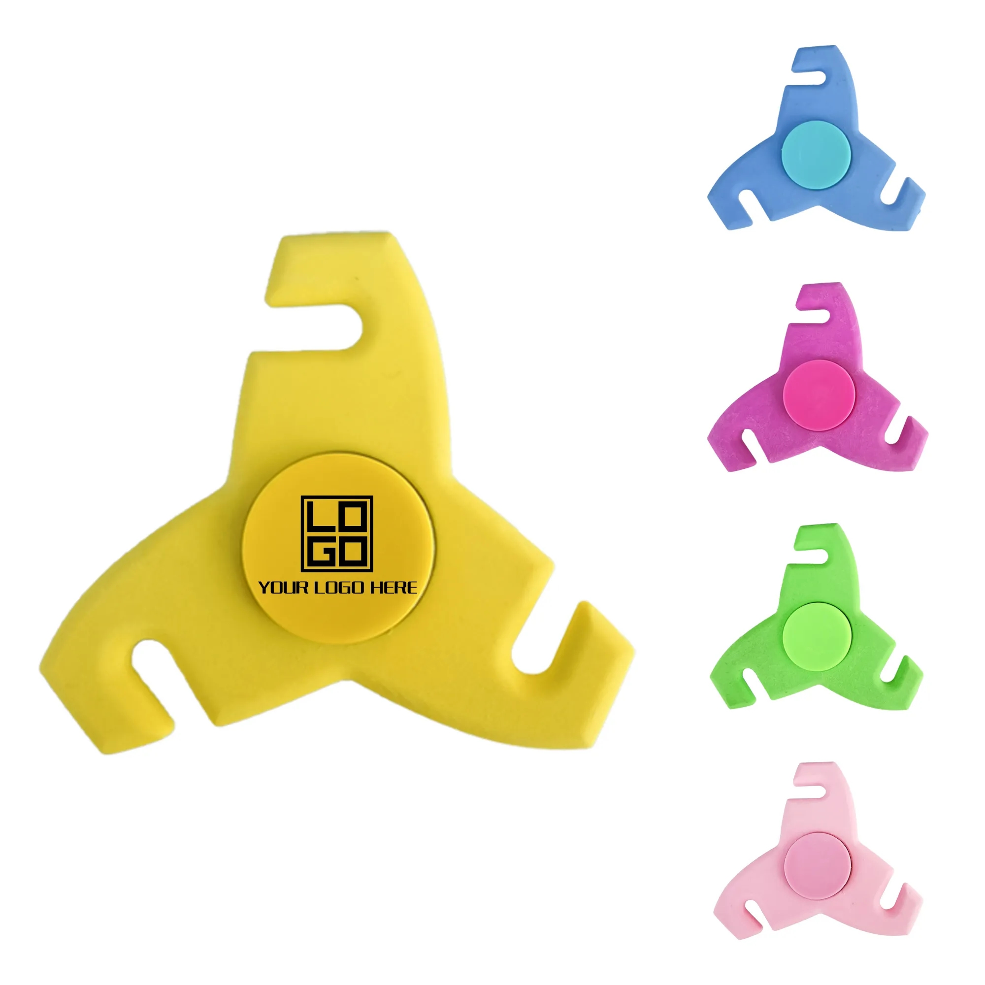 Eraser Spinning Top Rubber Toy