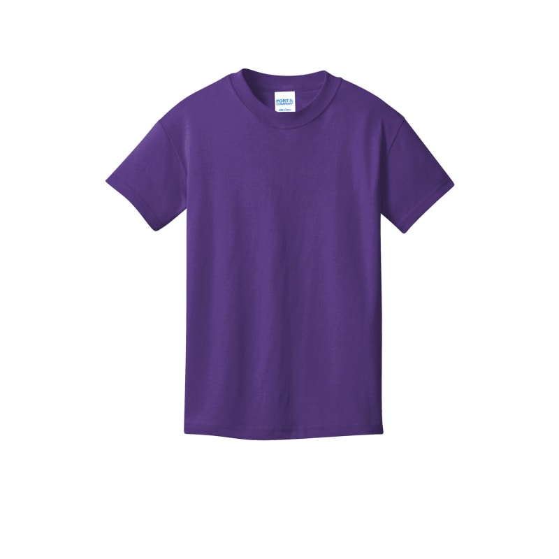 Port & Company - Youth Core Cotton Tee. 153