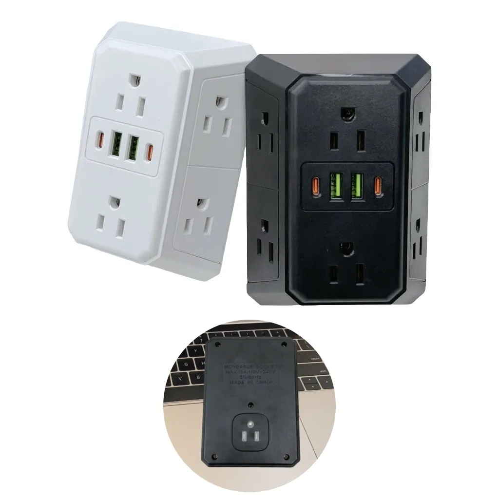 Outlet Extender Socket Wall Charger 2