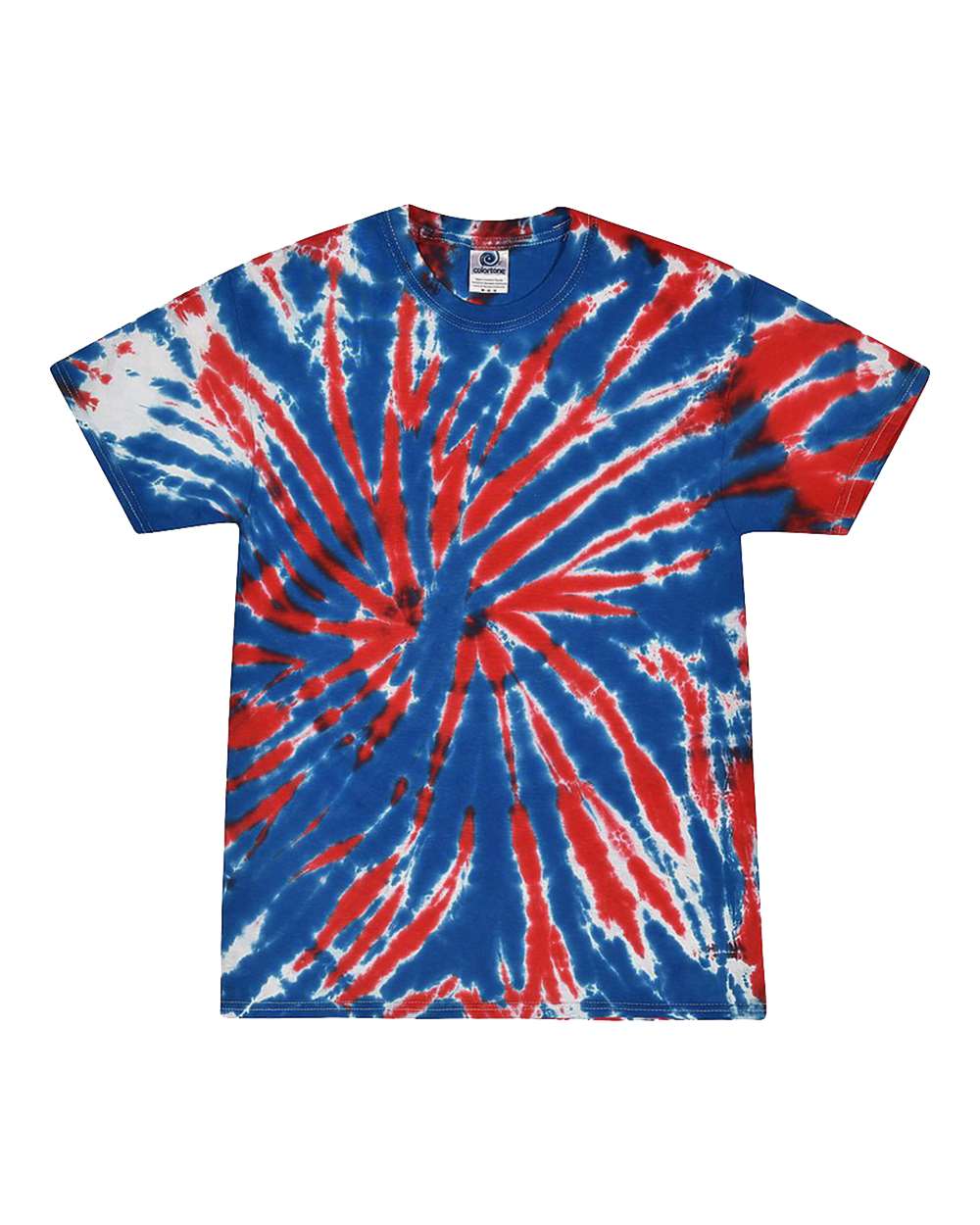 Unisex Multi-Color Tie-Dyed T-Shirt - 1000 100