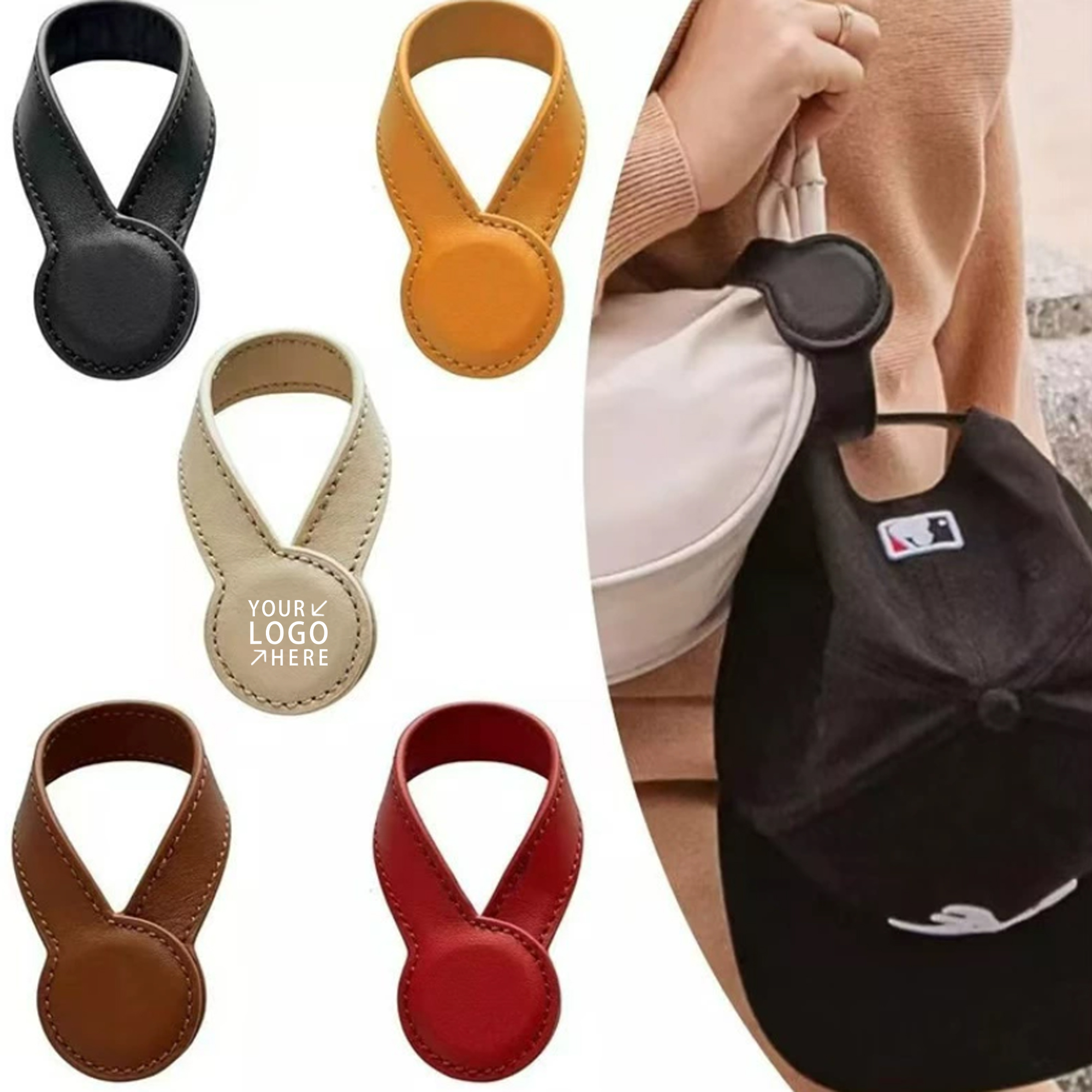 PU Leather Hat Clip 3