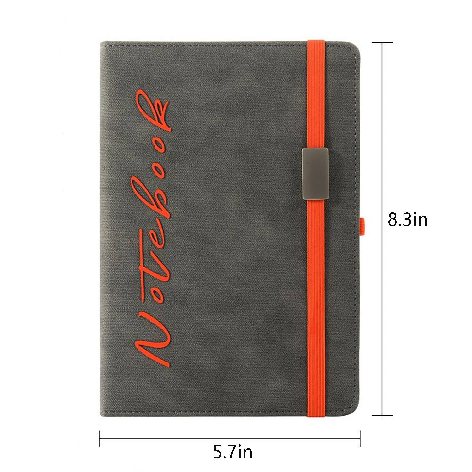 A5 Hardcover PU Leather Notebook 4