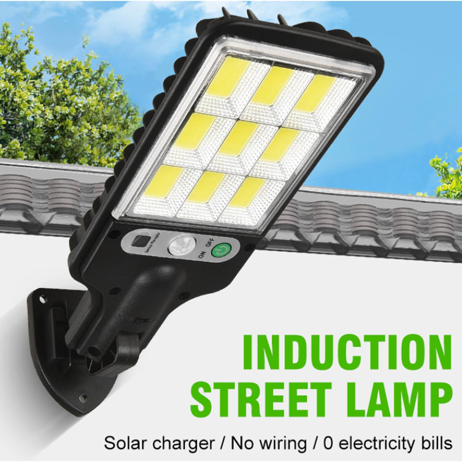 Solar Street Lamp Outdoor Waterproof 3 Lighting Modes 2