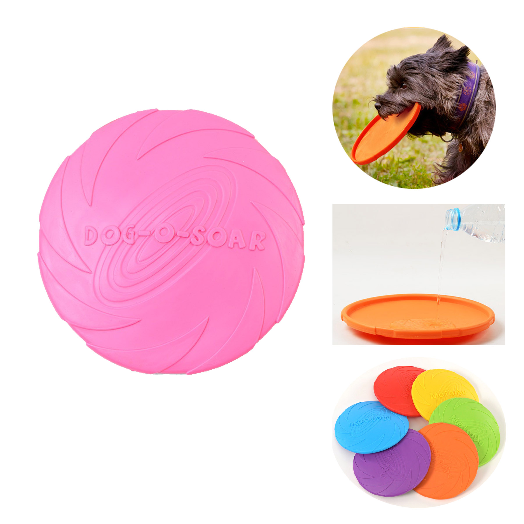 TPR Soft Rubber Pet Flying Disc 2