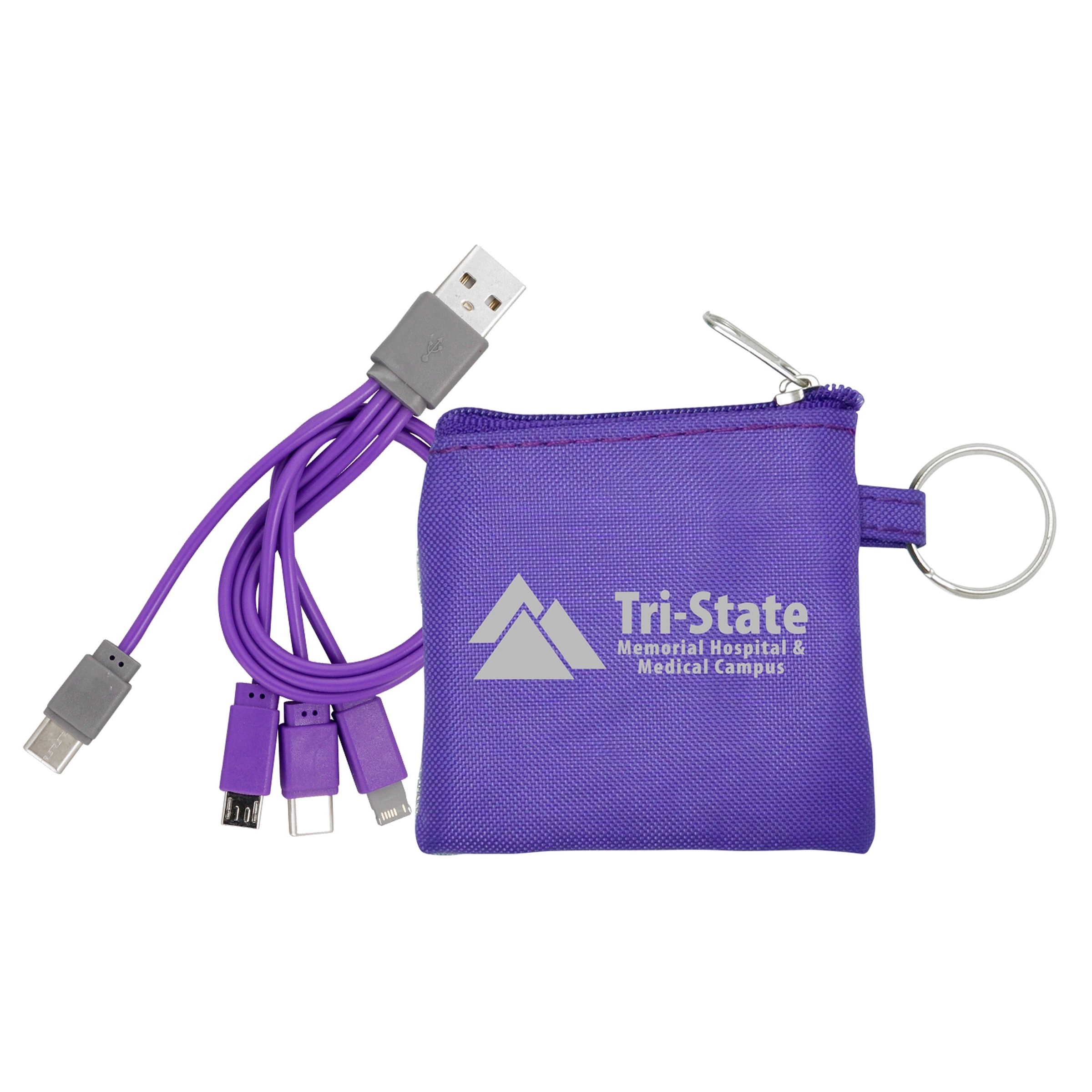 4-in-1 Colorful Pouch Cable Set 6