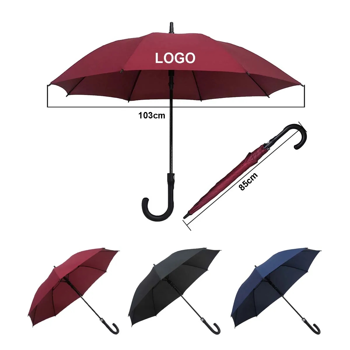 23 Inch Automatic Windproof Golf Umbrella 2