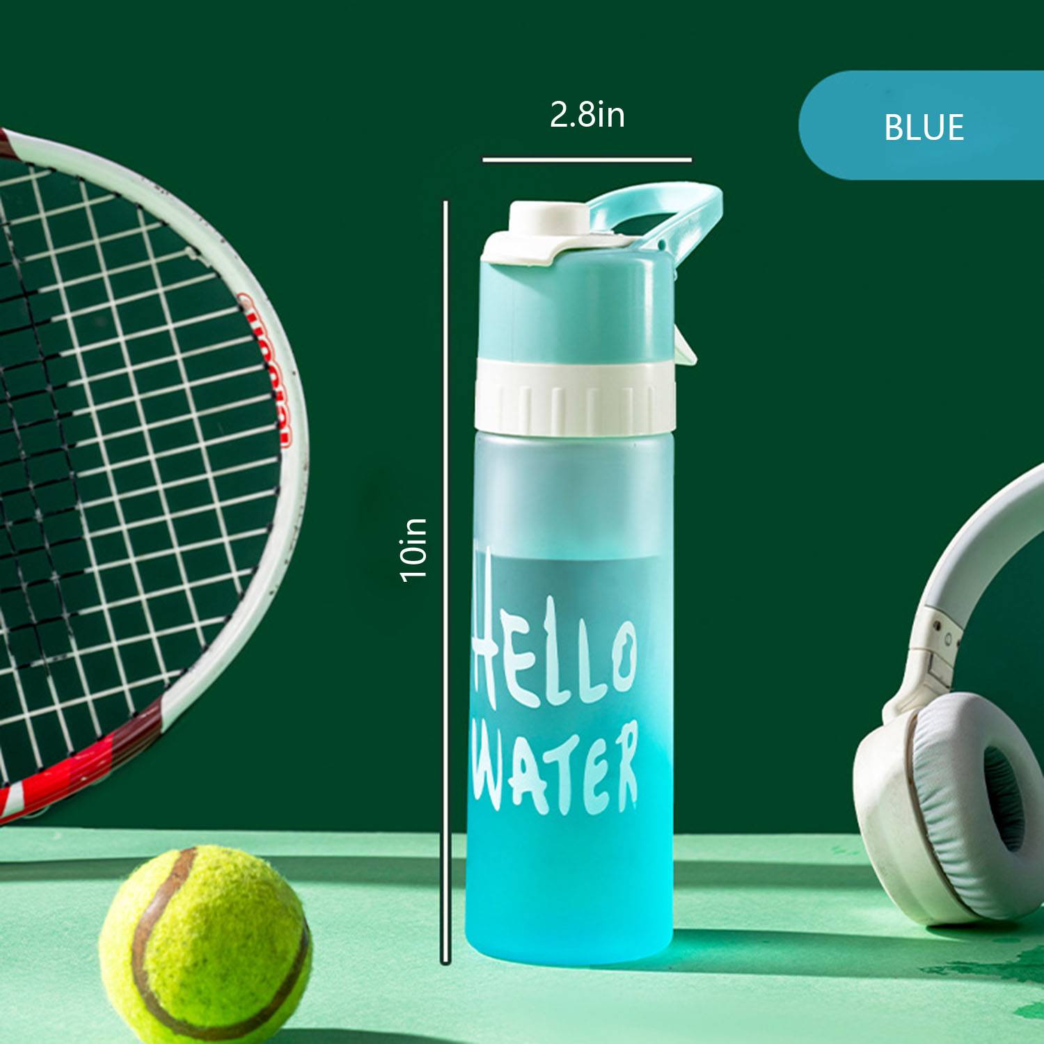23oz Cooling portable spray plastic water cup 12
