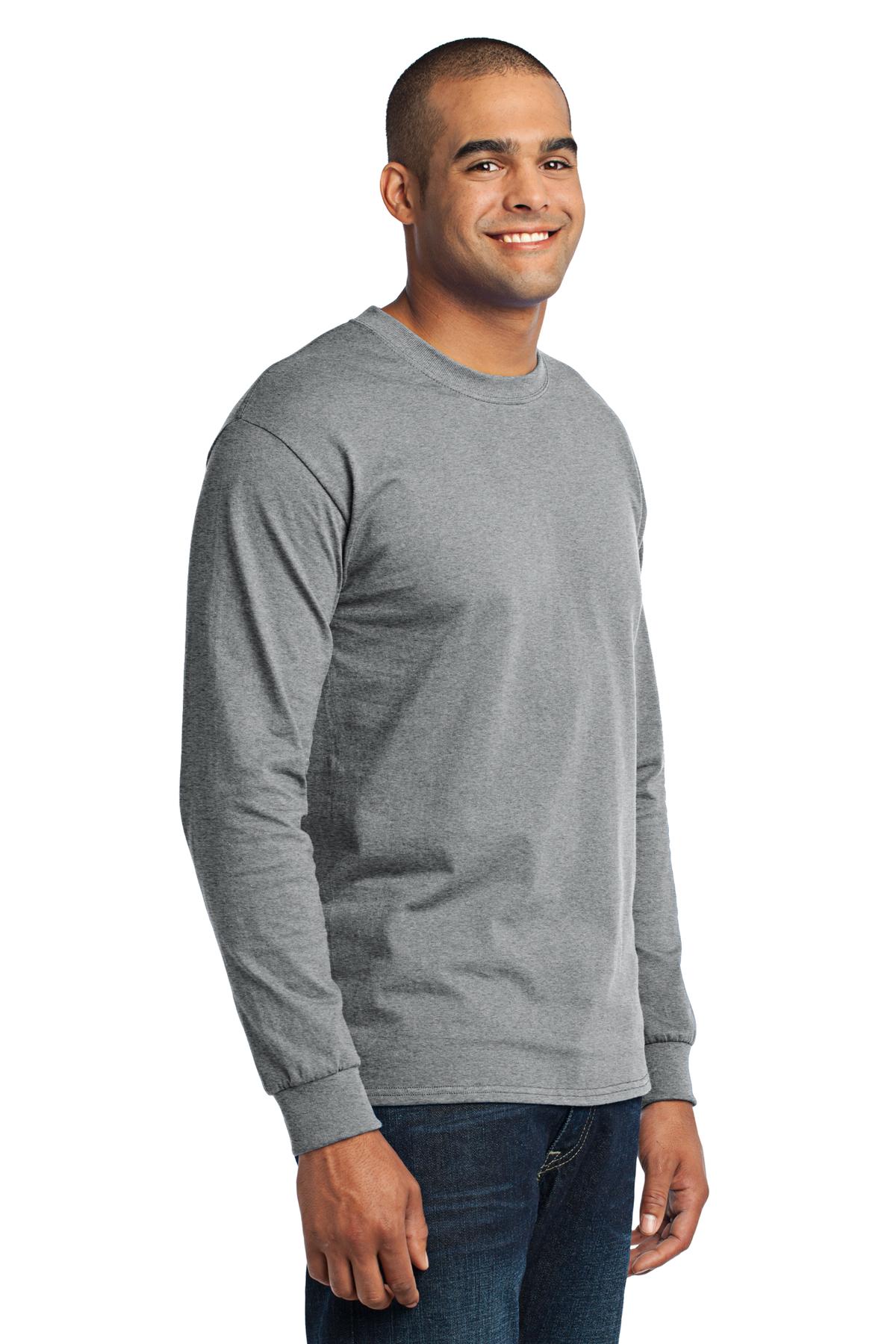 Port & Co Long Sleeve Core Blend Tee. PC55LS 24