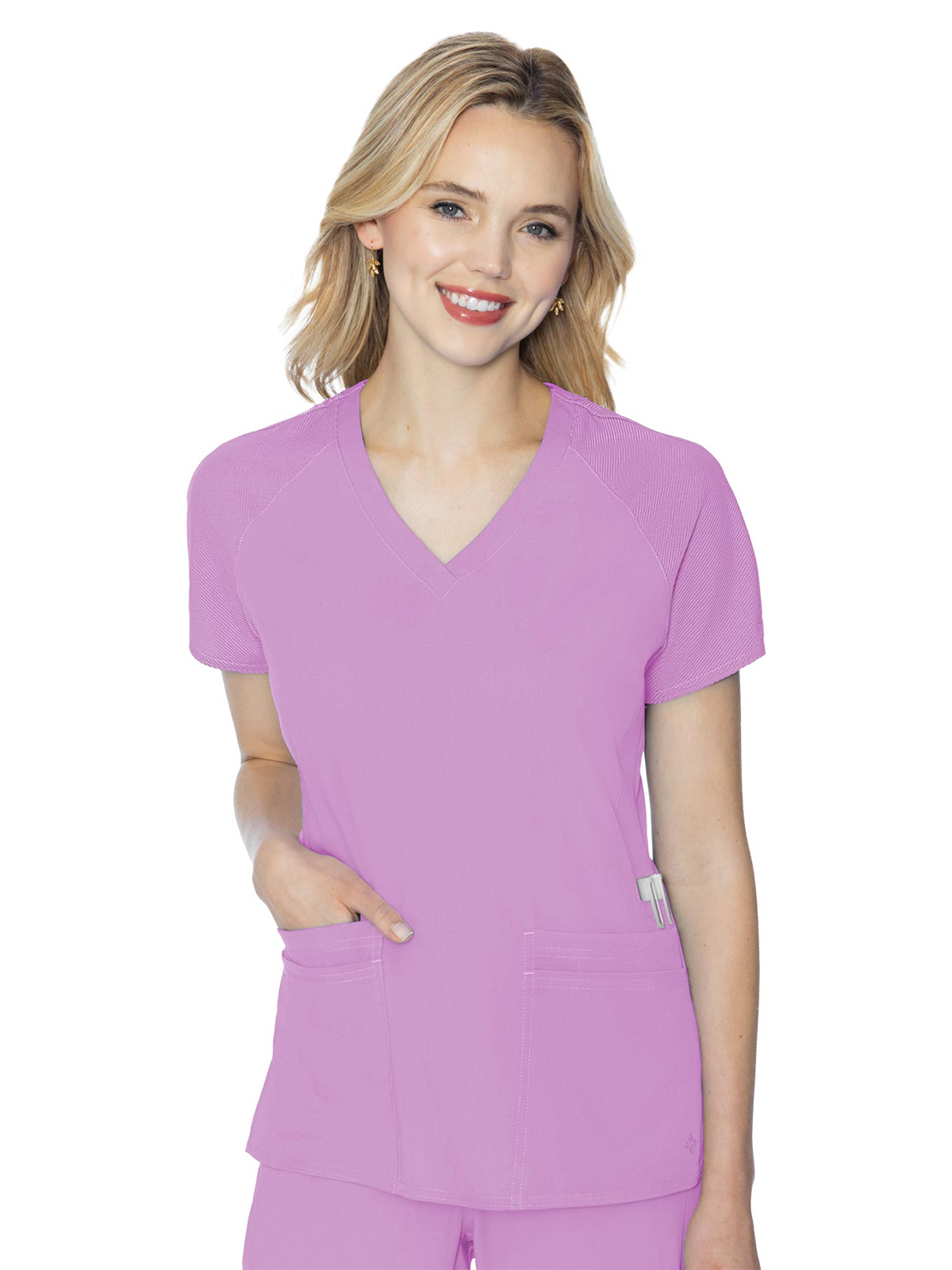 Med Couture - MC Touch - Women's 6-Pocket Raglan Sleeve Top 23