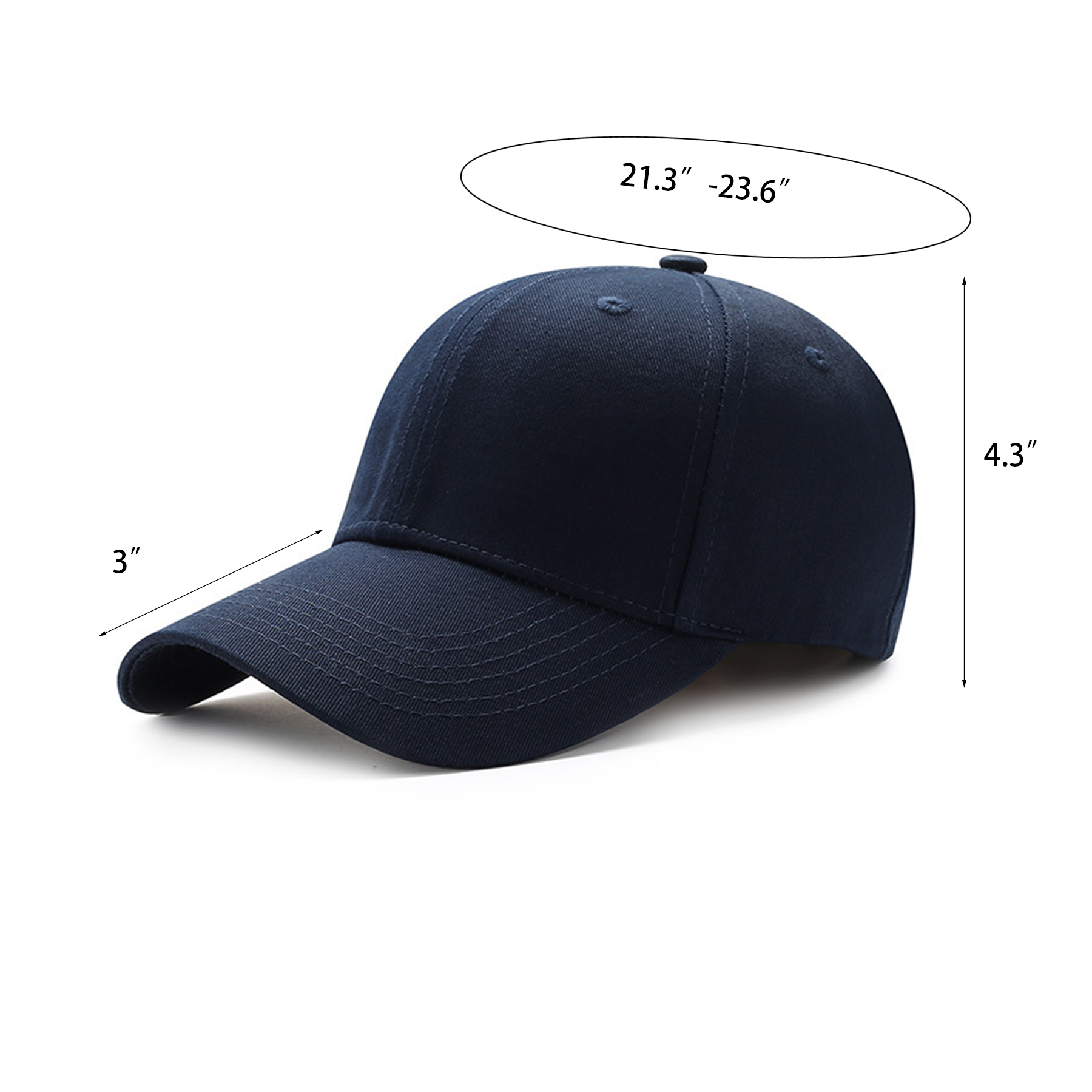 Classic Low Profile Cotton Baseball Cap 2
