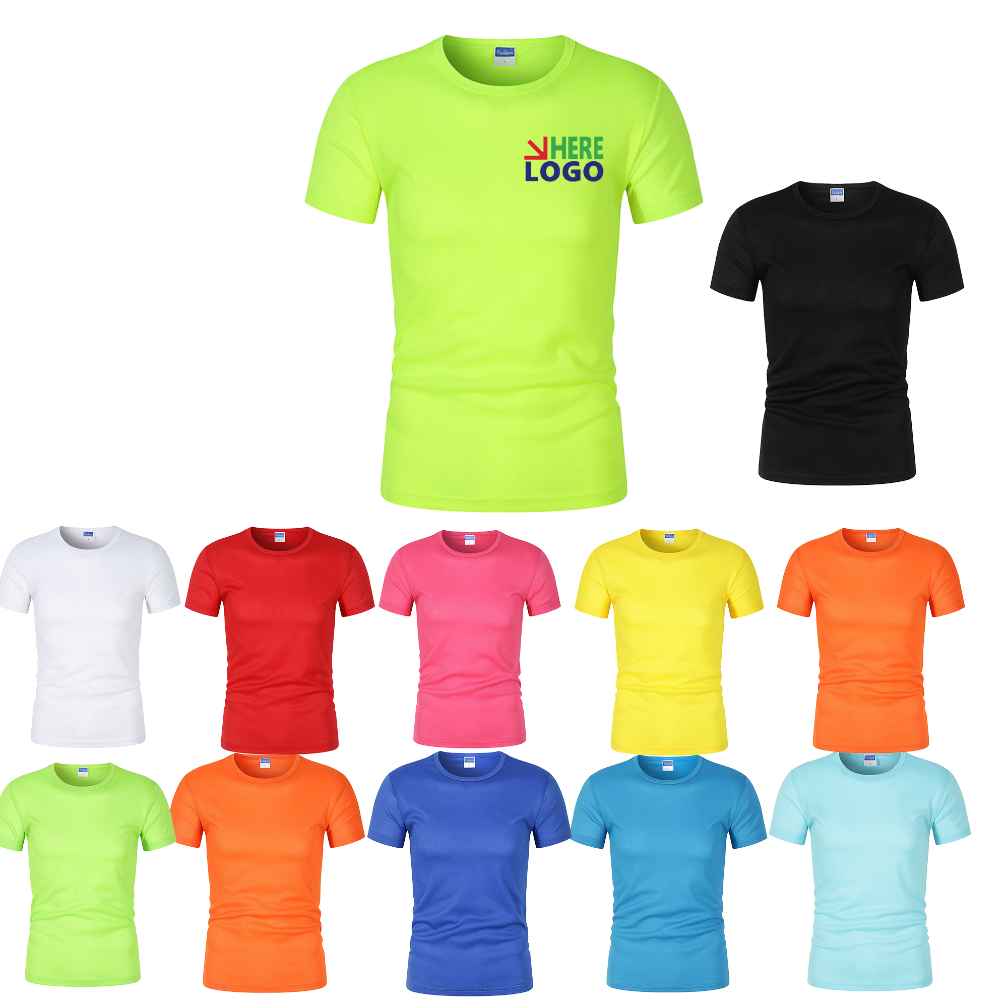 Quick-Drying Round Neck T-shirt 1
