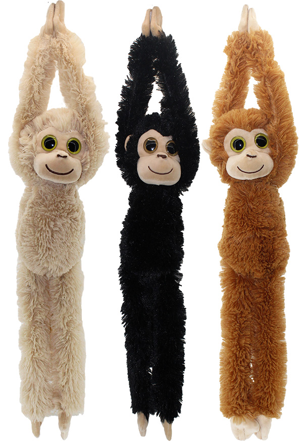 24" Natural Hanging Monkey Assortment 1