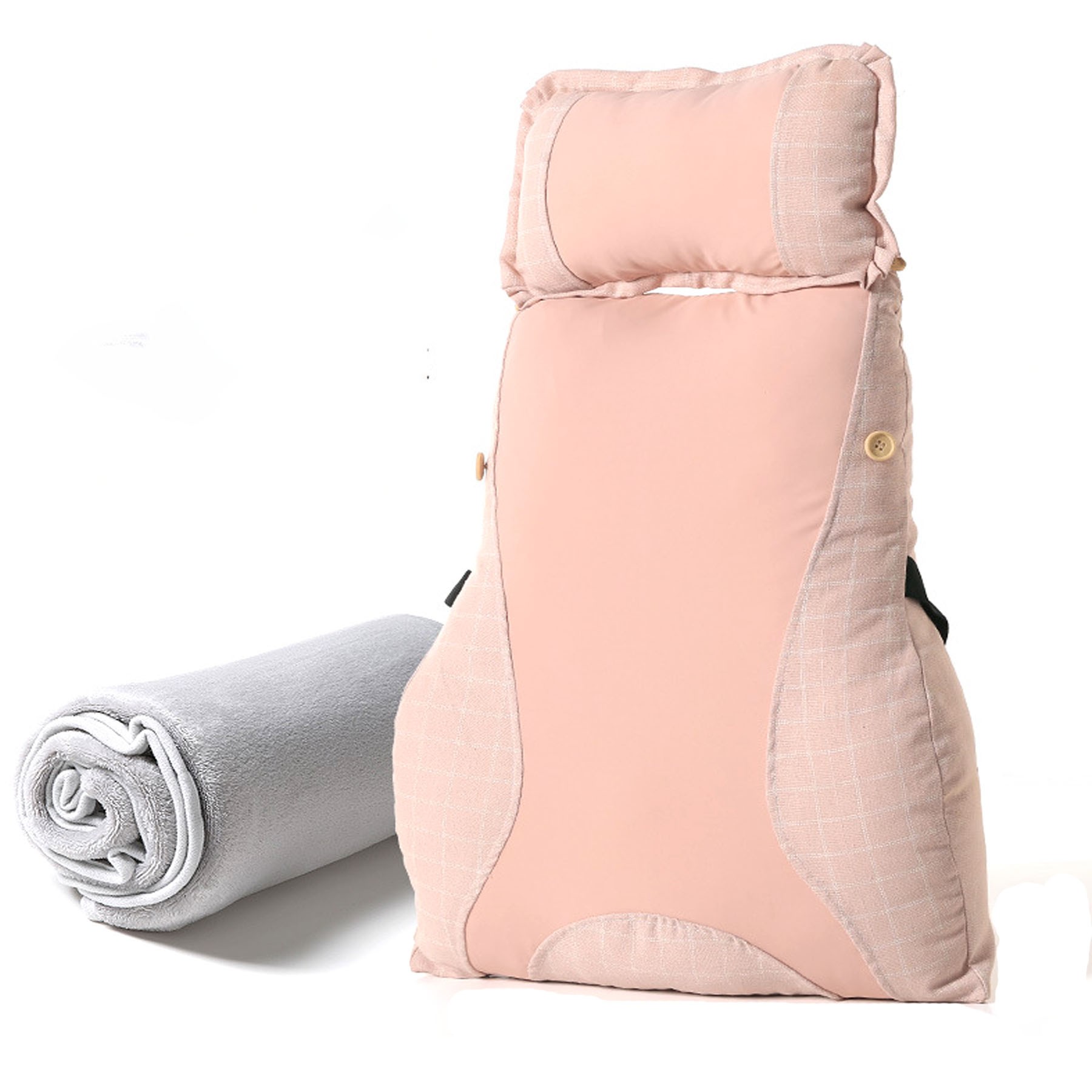 Office Lumbar Support Pillow With Blanket 2