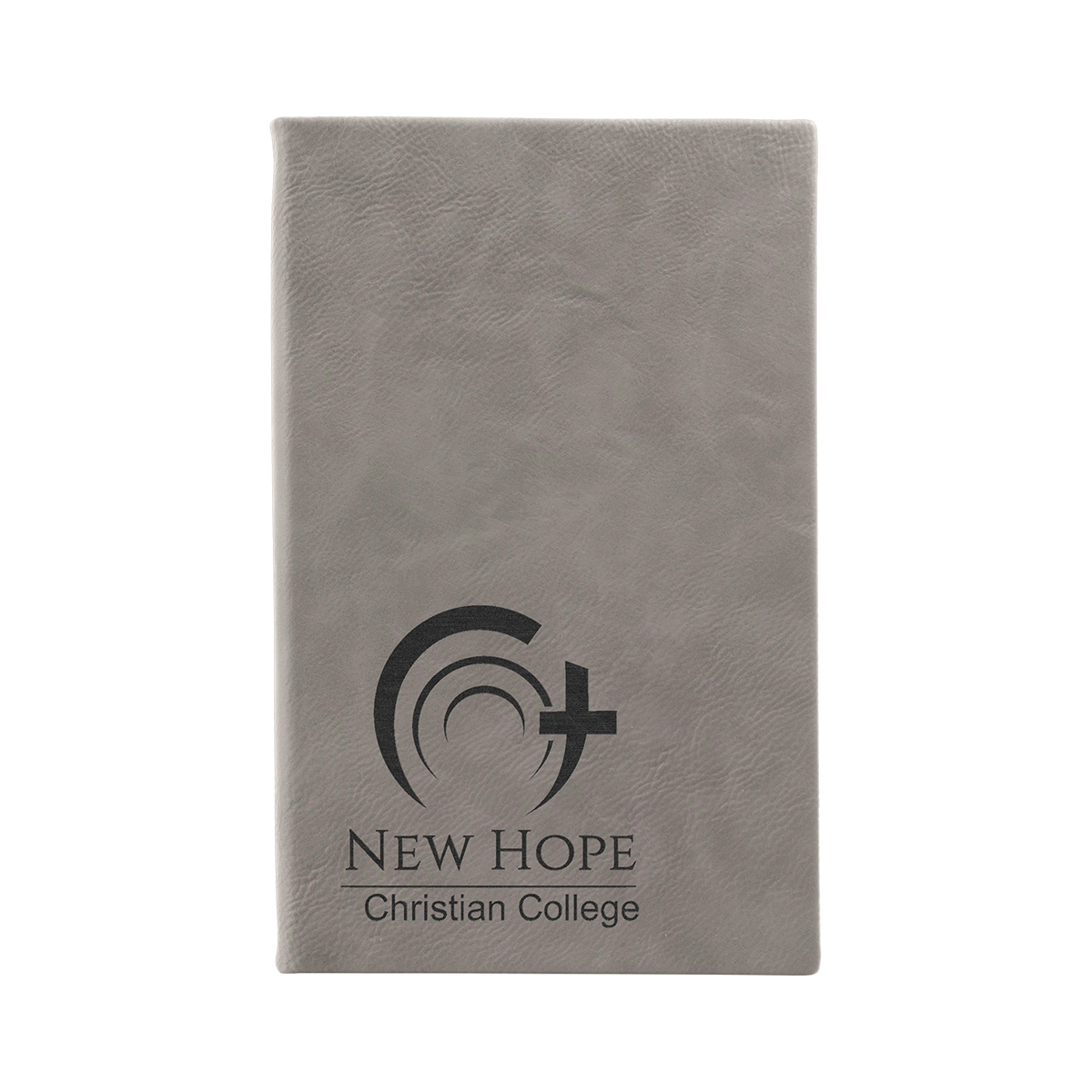 5" x 8" Gray Leatherette Journal