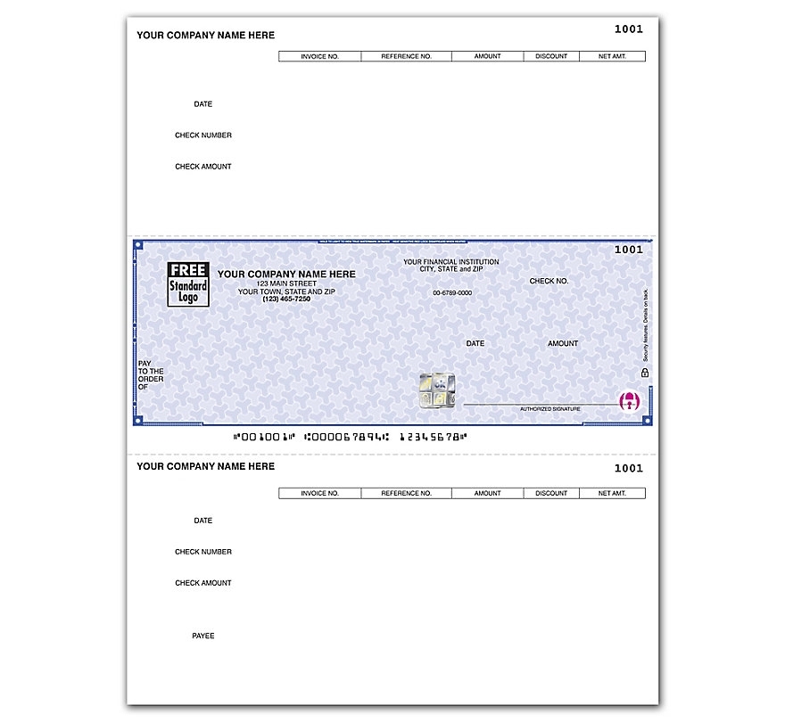 High Security Laser Accounts Payable Middle Check 1