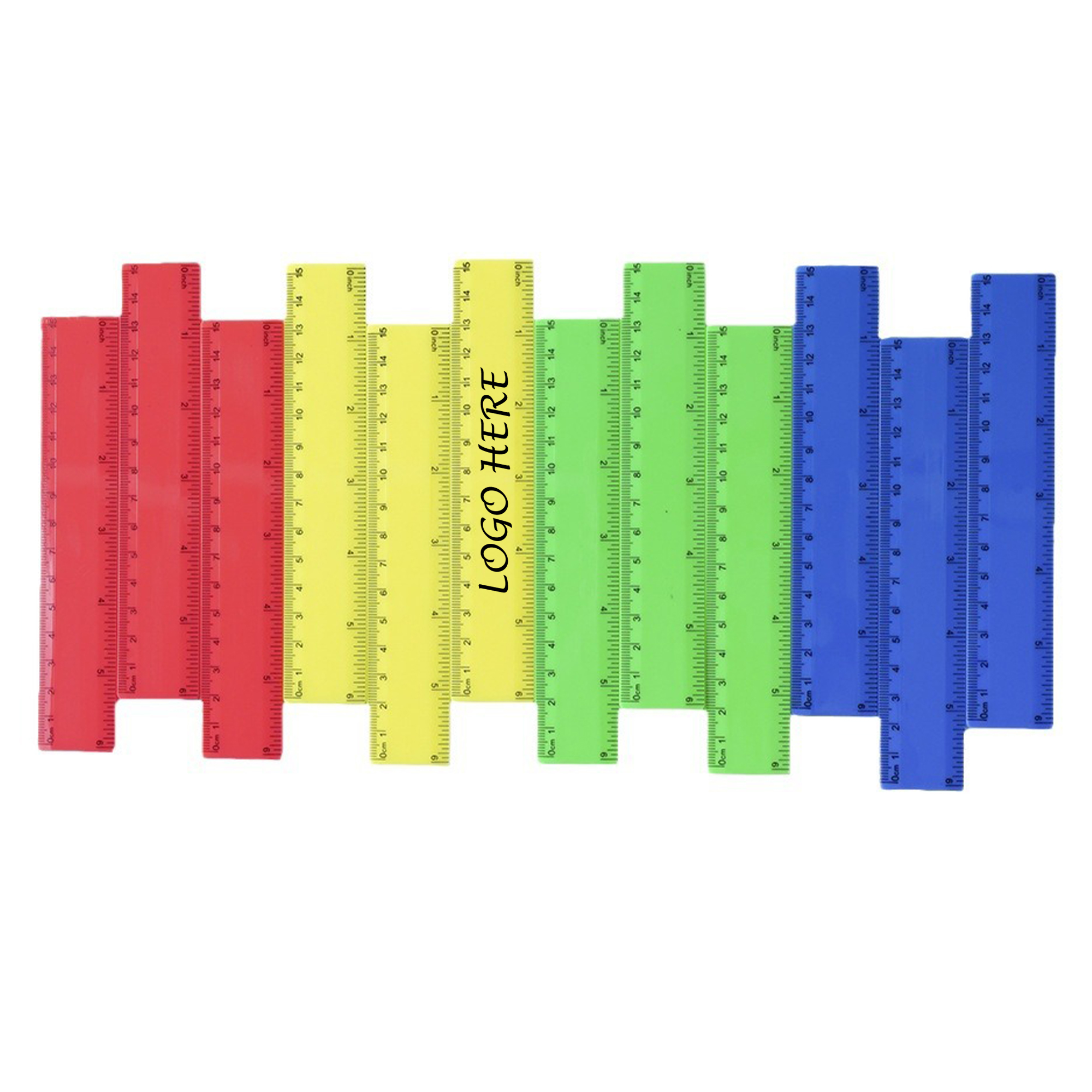 Transparent Ruler with Centimeters and Inches 3