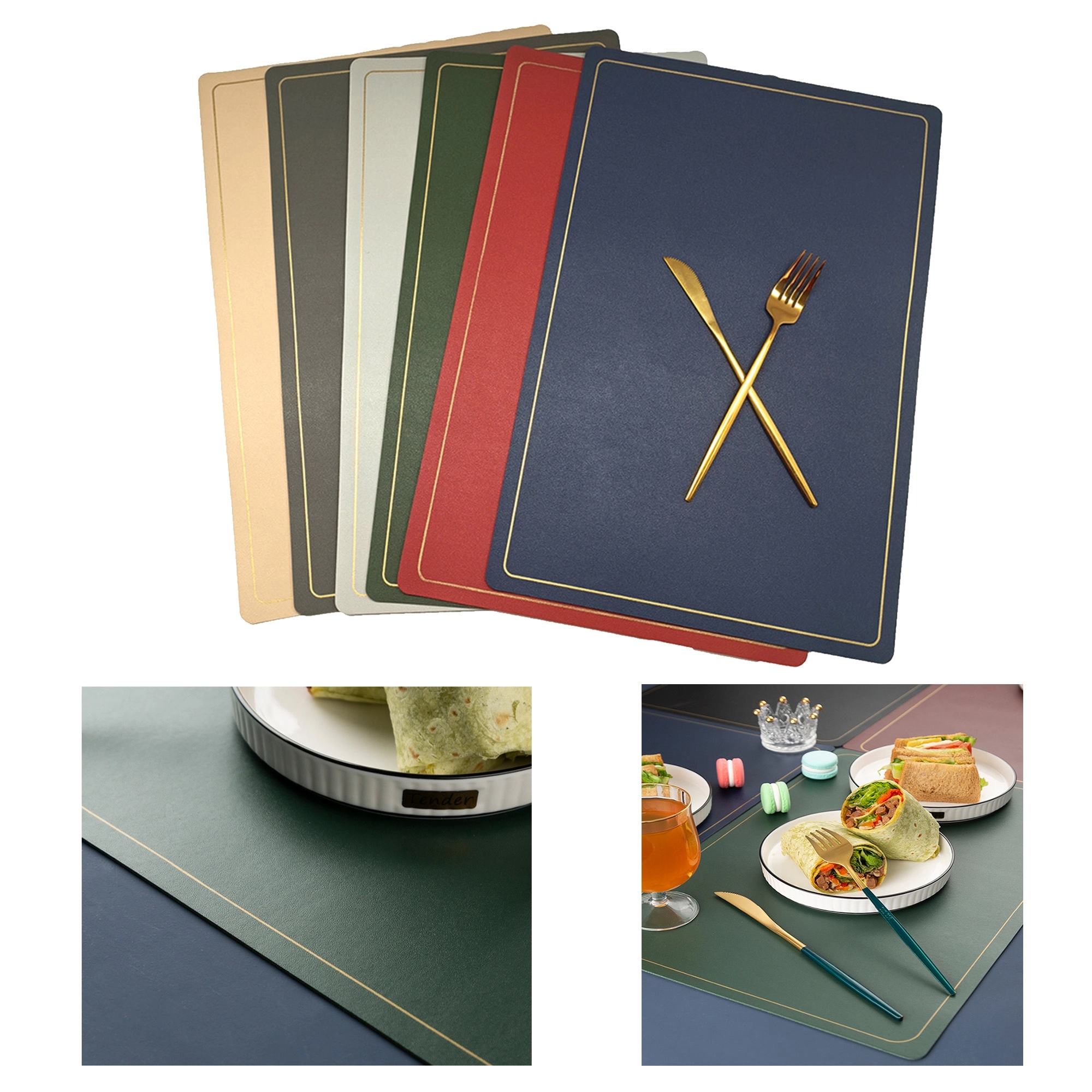Leather Place Dining Table Mat 12
