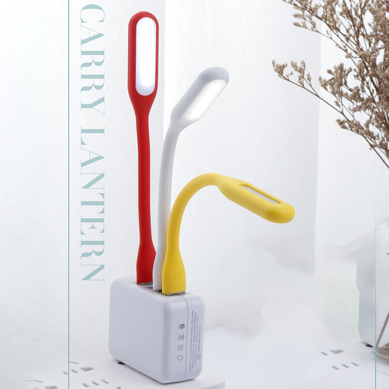 Portable USB LED Night Light Lamp w/Flexible Arm 18