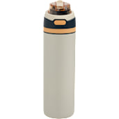 Elvin 28oz Recycled Stainless Flip Straw Bottle, custom water bottle with logo imprint 166