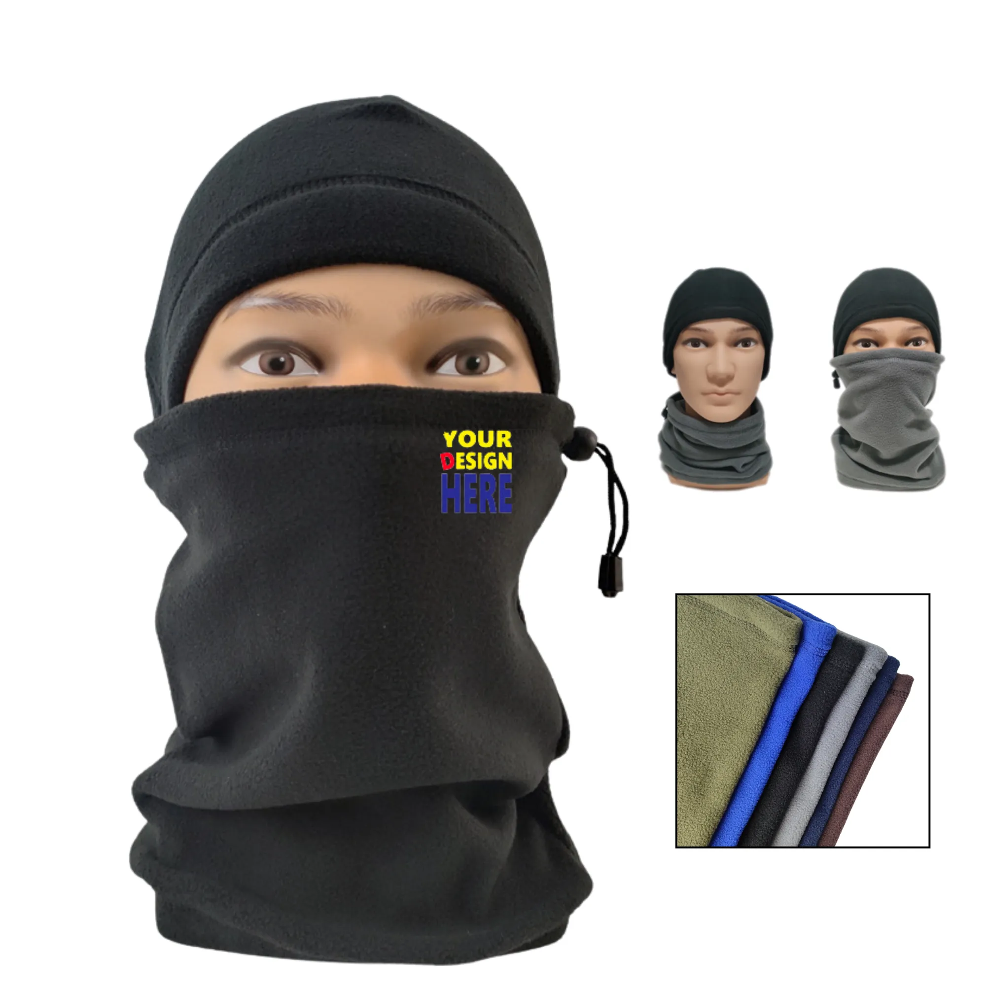MOQ 50 Outdoor Cycling Face Mask and Hat Set 2
