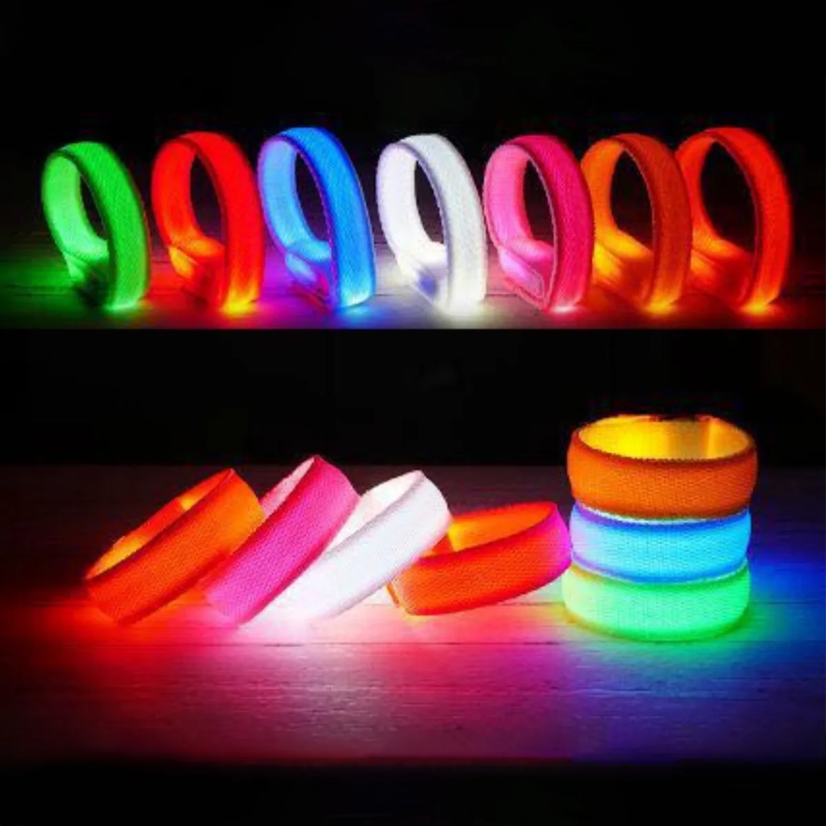 Colorful Luminous Bracelet Wristband Party Gift Toy 3