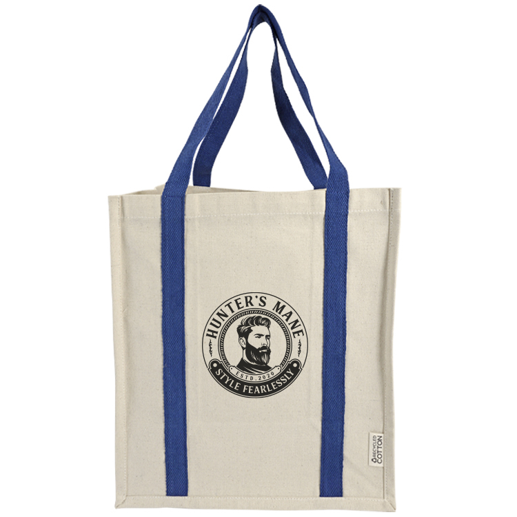 Denver Recycled Cotton Two Tone Shopper Tote 2
