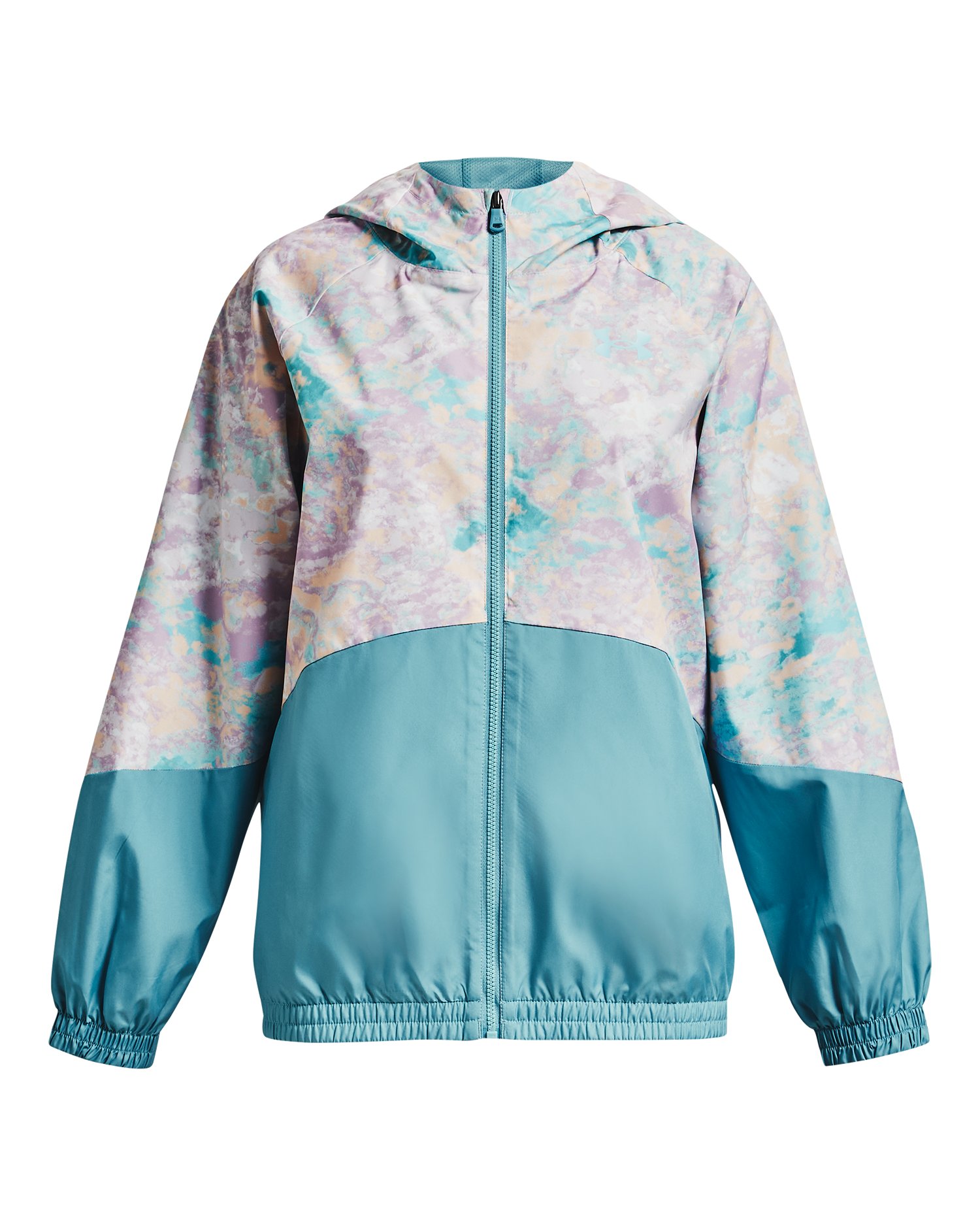 Girls' UA Woven Printed Full-Zip Jacket  1