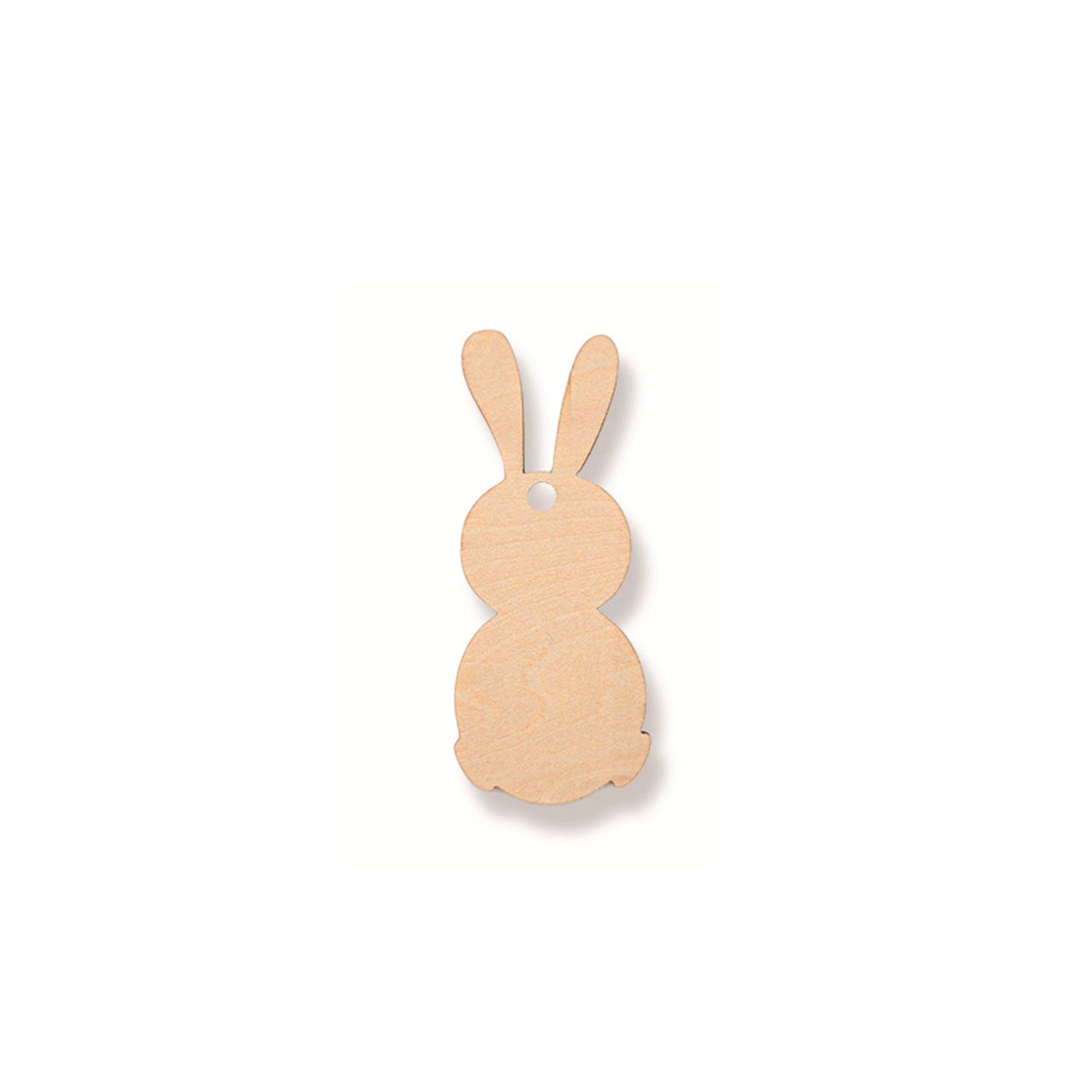 Natural Wood Christmas Tree Pendant 70