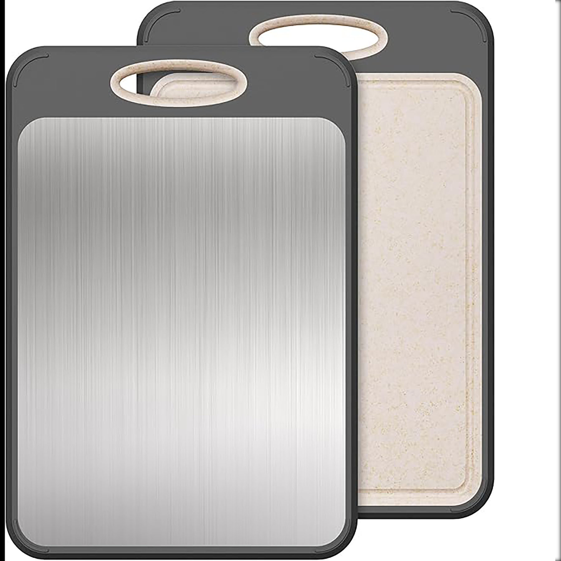 Double Sided Stainless Steel Cutting Board 7