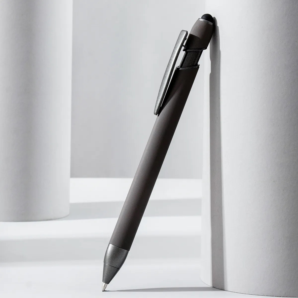 Soft Touch Pyra Stylus Pen With Gunmetal Trim 5